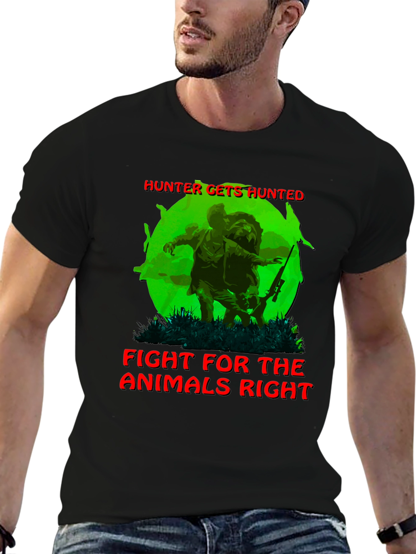 Hunter Gets Hunted Graphic Tee