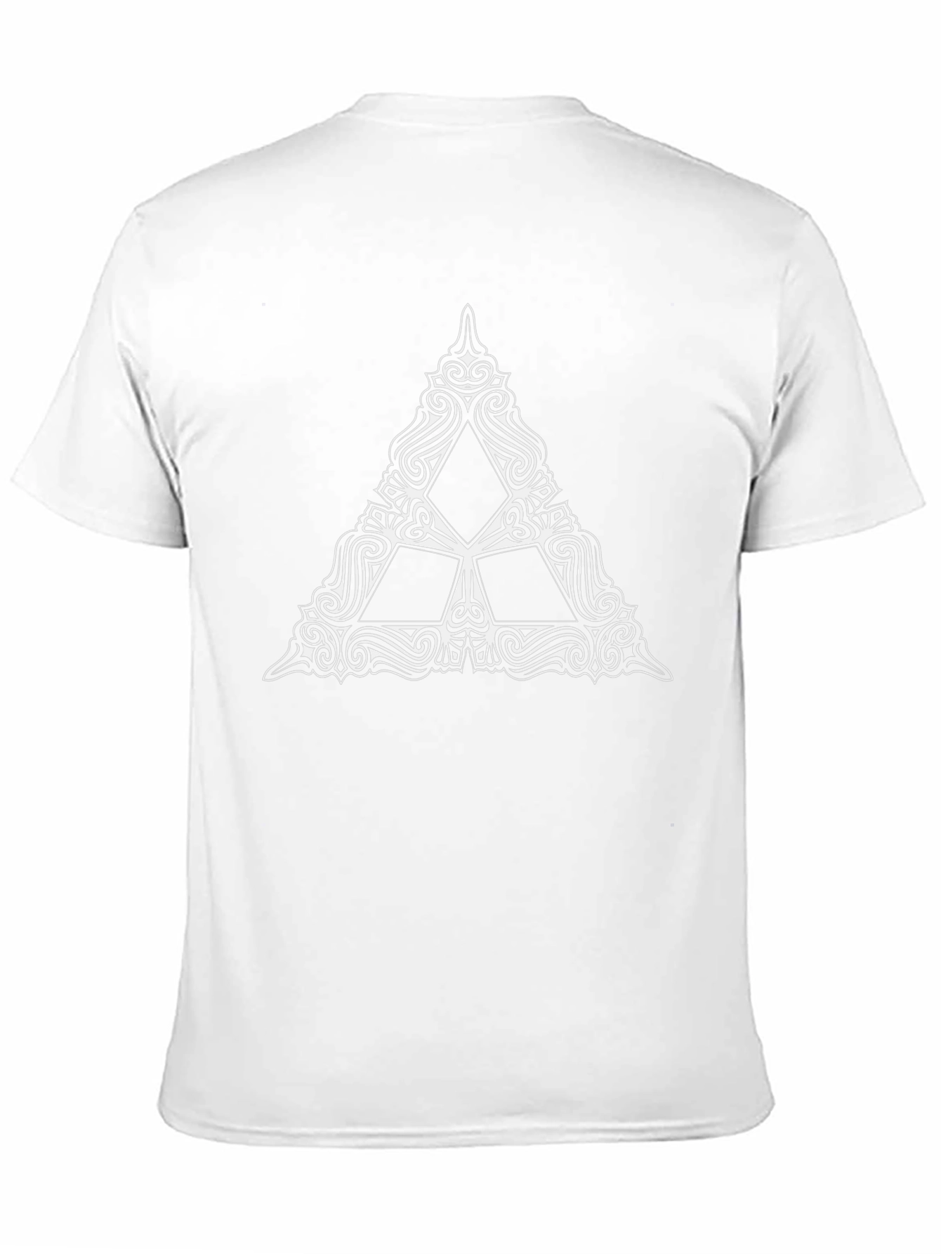 Mystic Triangle Graphic Tee - Elegant Design