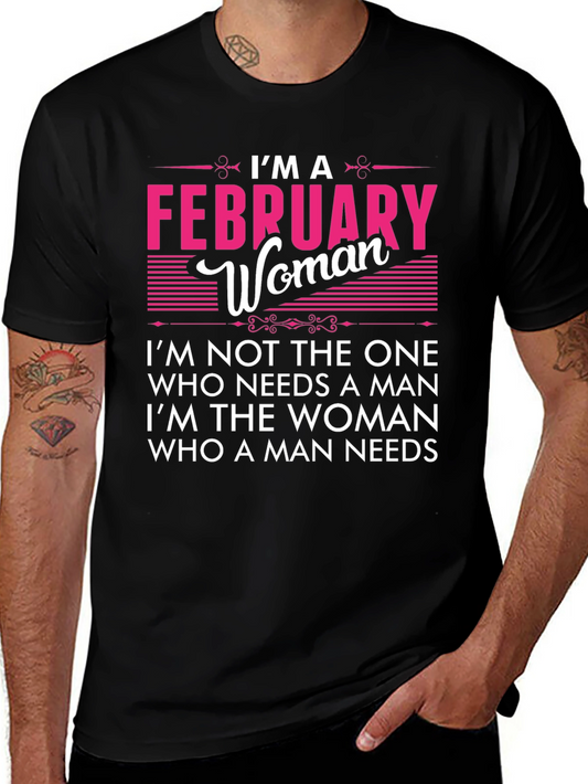 February Woman Graphic Tee