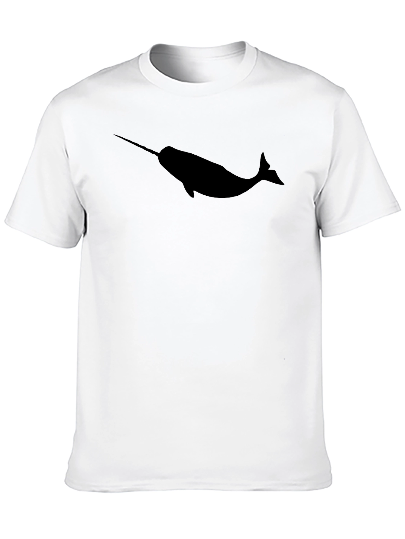 Narwhal Graphic Black T-Shirt