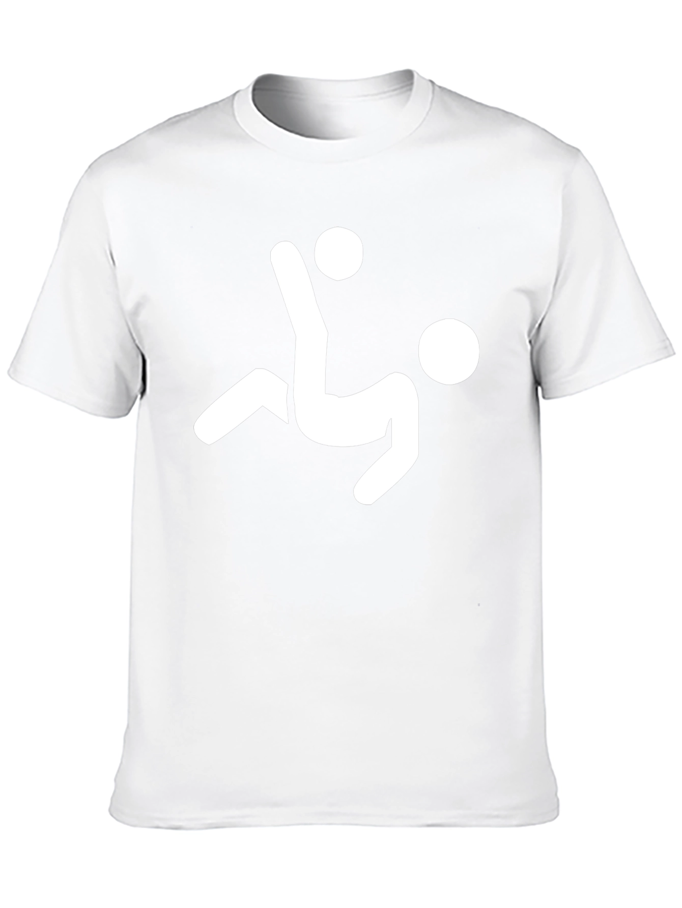 Soccer Bicycle Kick Graphic T-Shirt - Black Cotton Tee