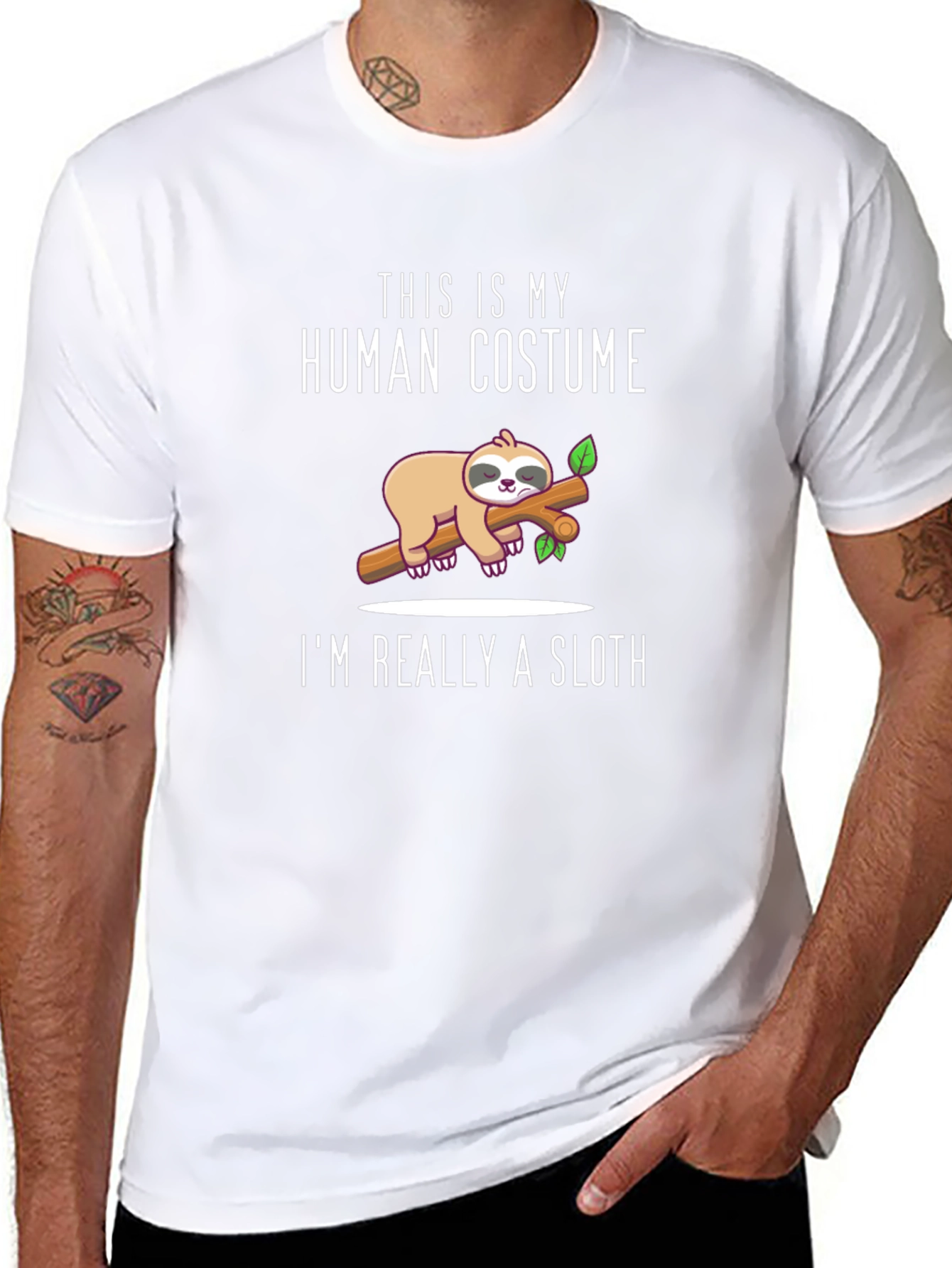 Human Costume Sloth T-Shirt