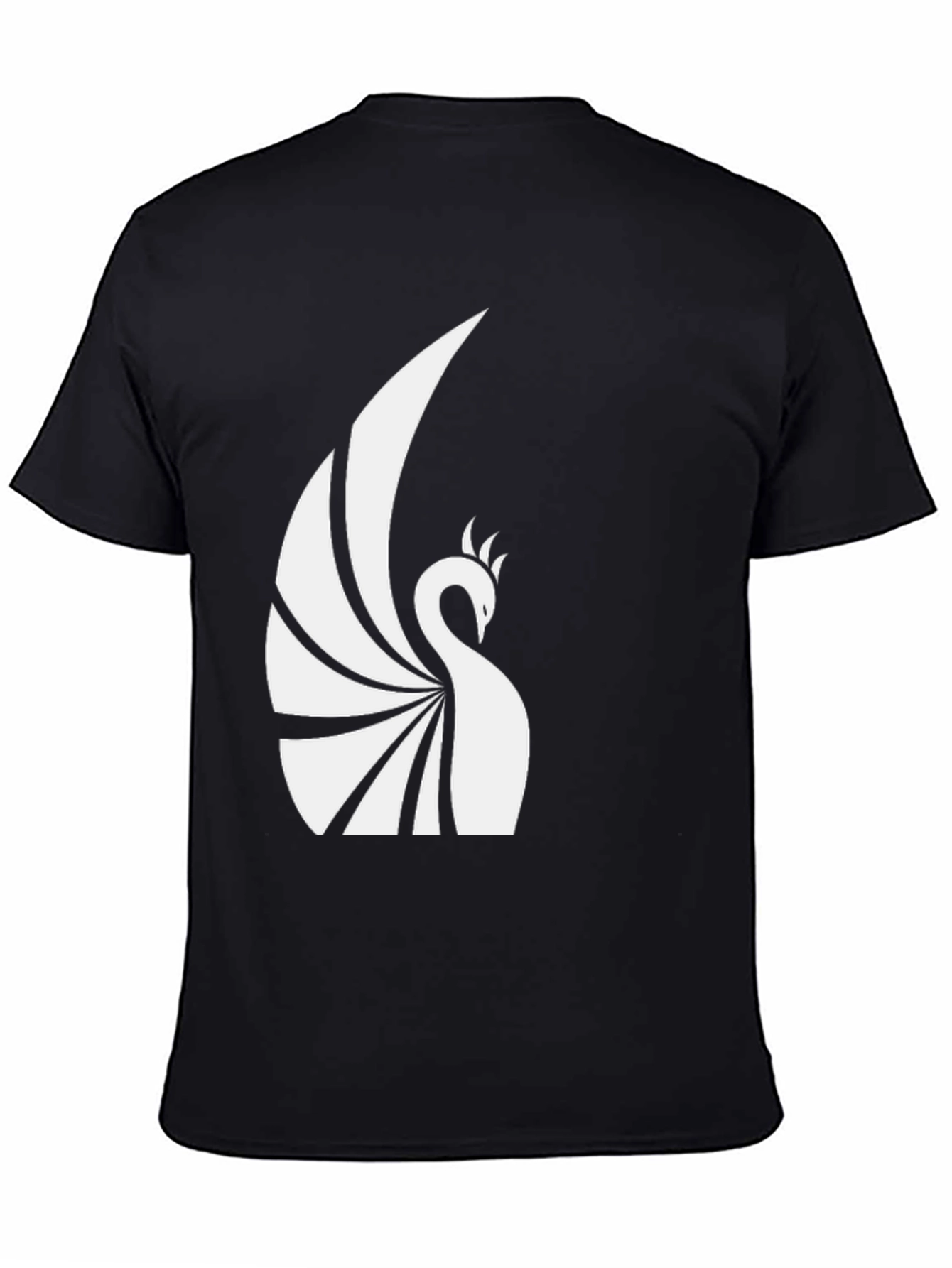 Phoenix Graphic Tee - Black Cotton Blend