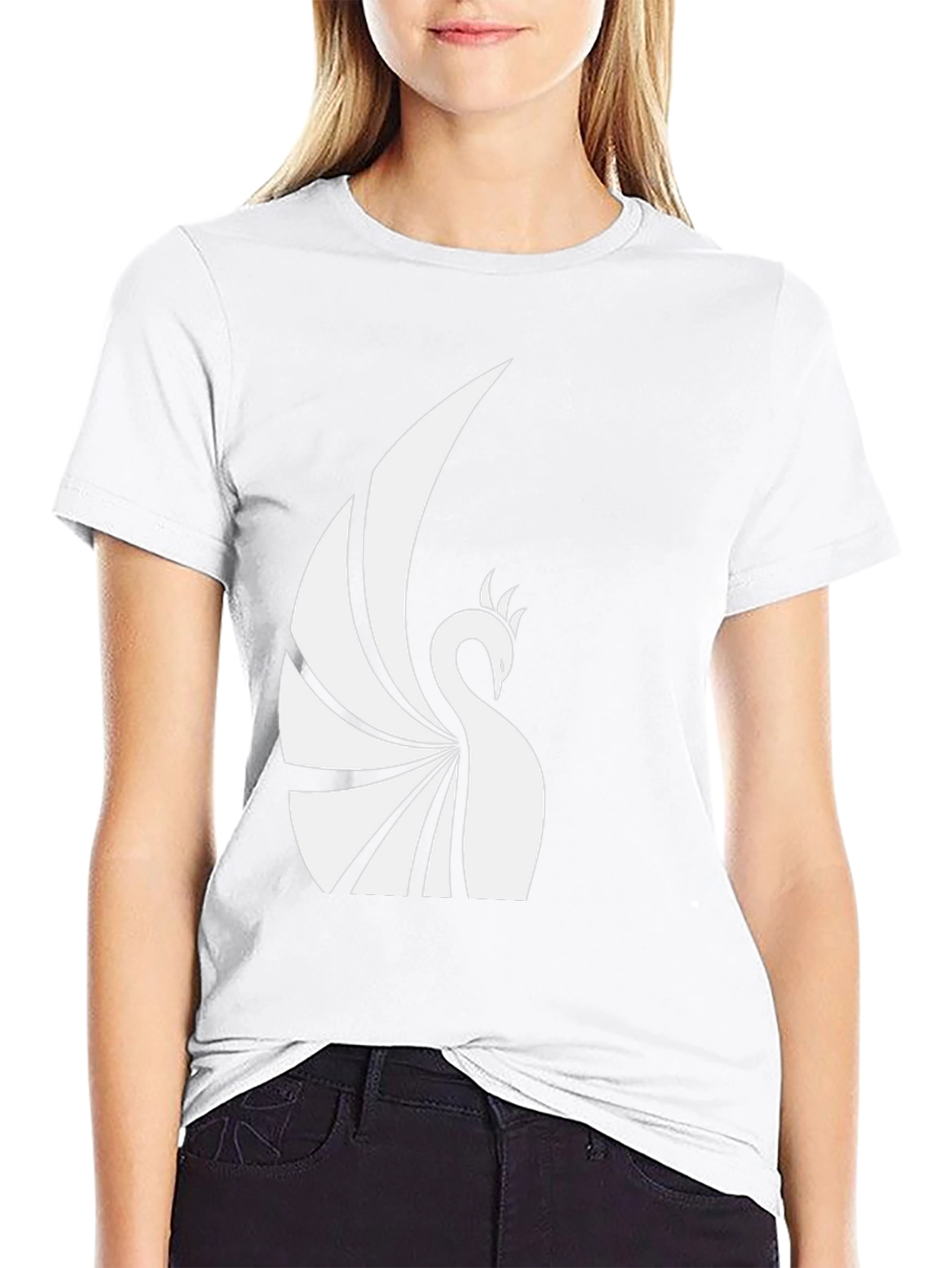 Phoenix Graphic Tee - Black Cotton Blend