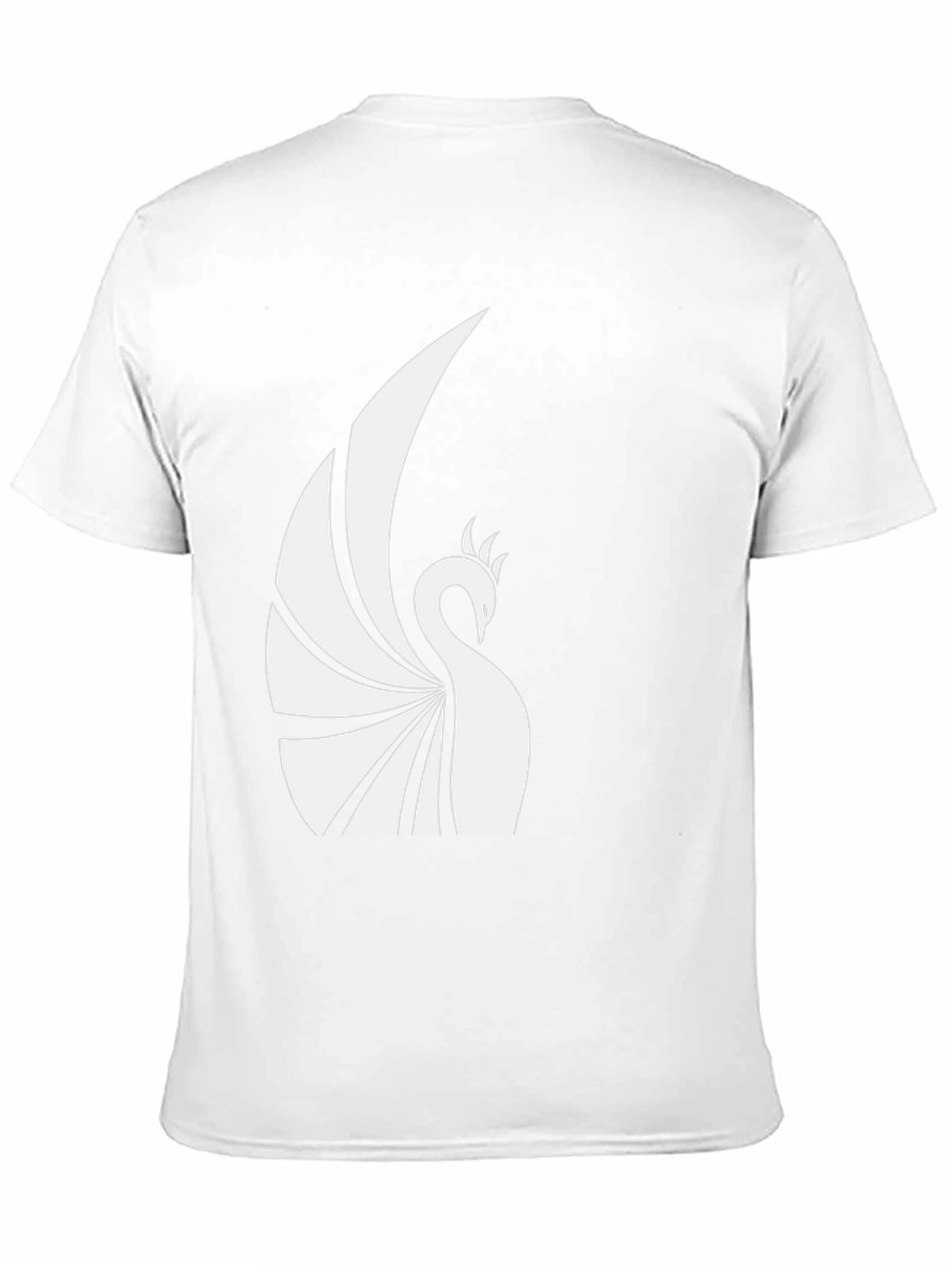 Phoenix Graphic Tee - Black Cotton Blend