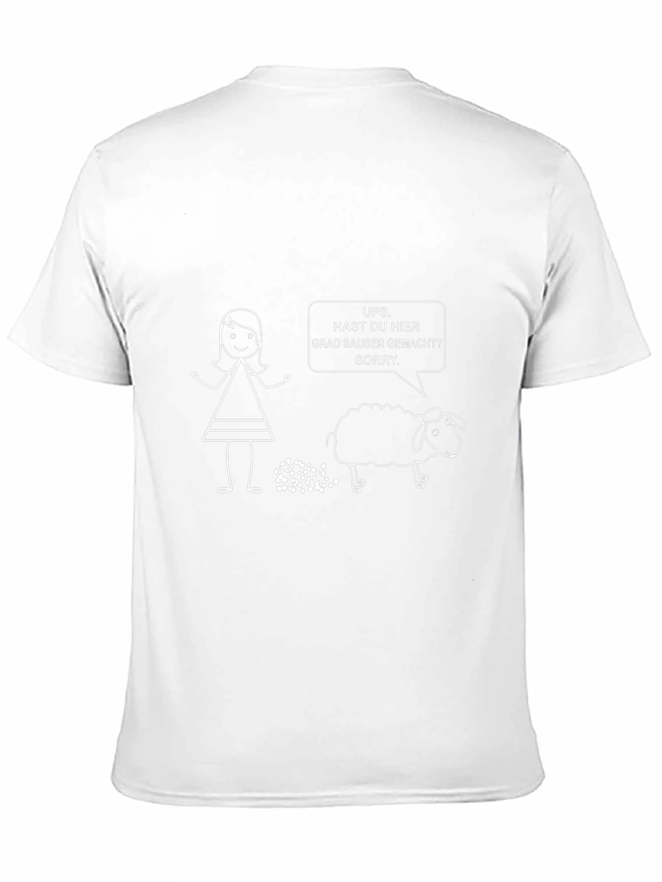 Funny Sheep Graphic T-Shirt - Unisex Black Tee