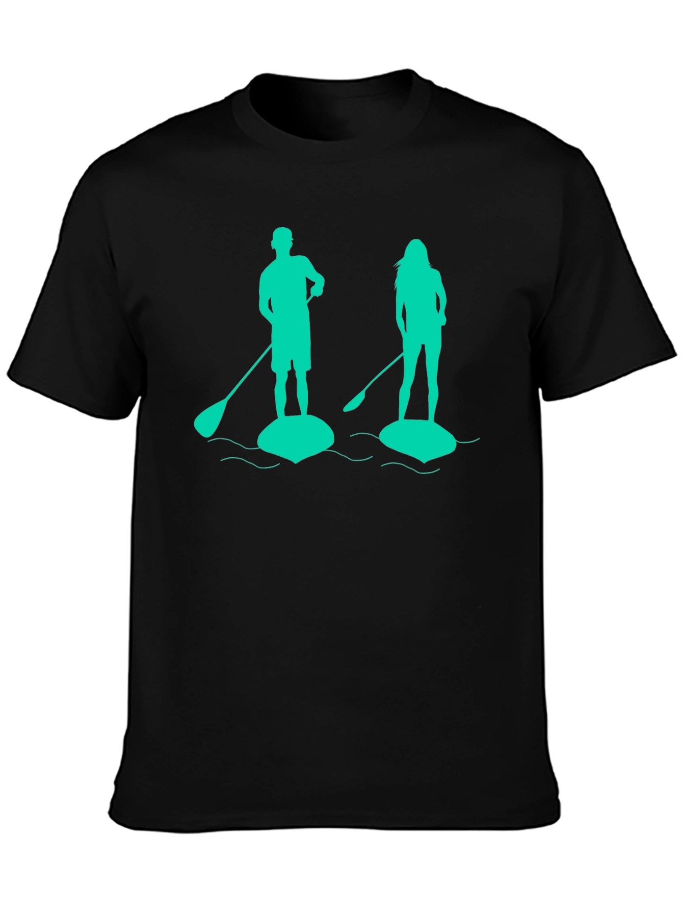Paddle Boarding T-Shirt - Stand Up Paddle Couple Tee