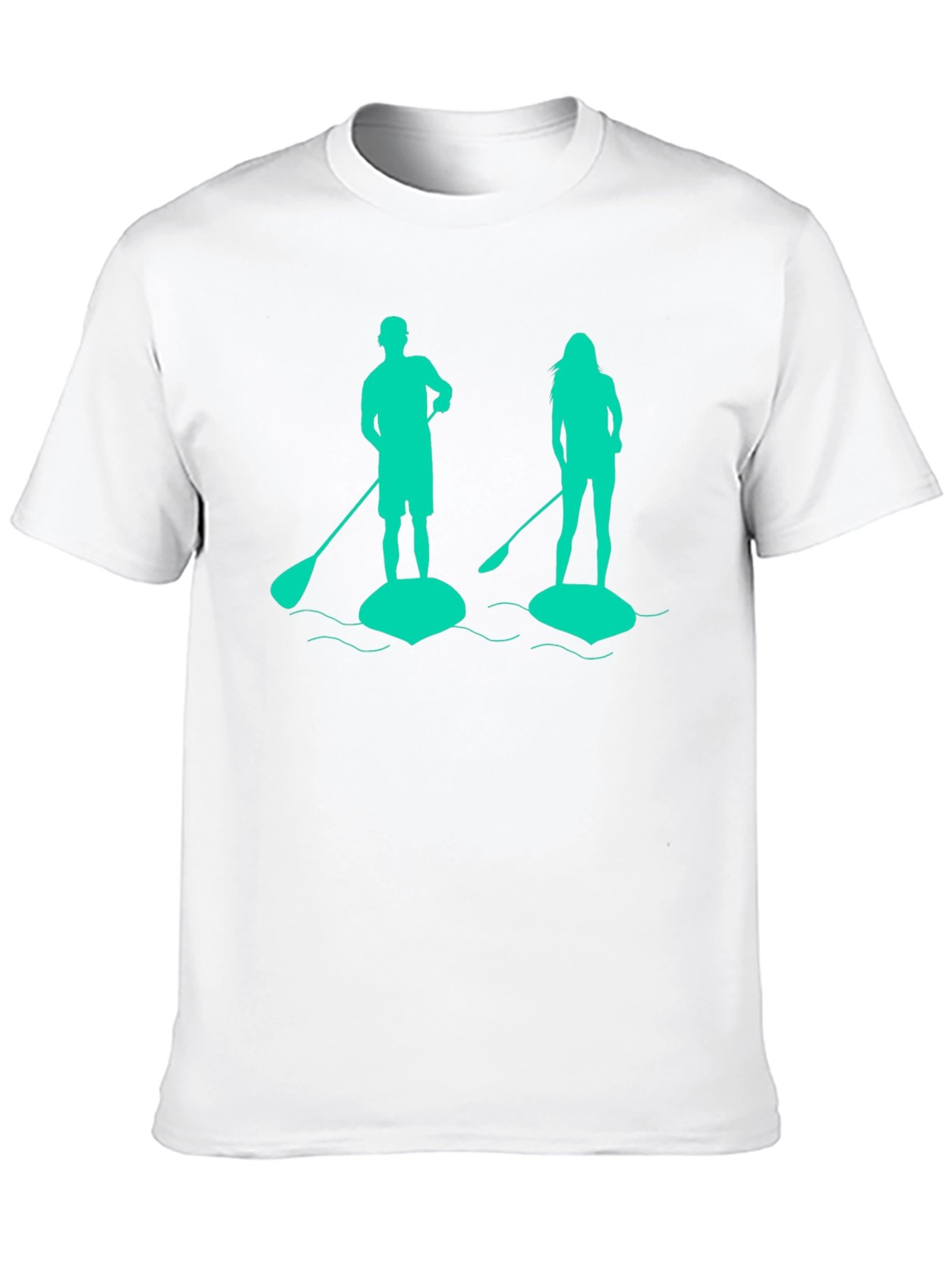 Paddle Boarding T-Shirt - Stand Up Paddle Couple Tee