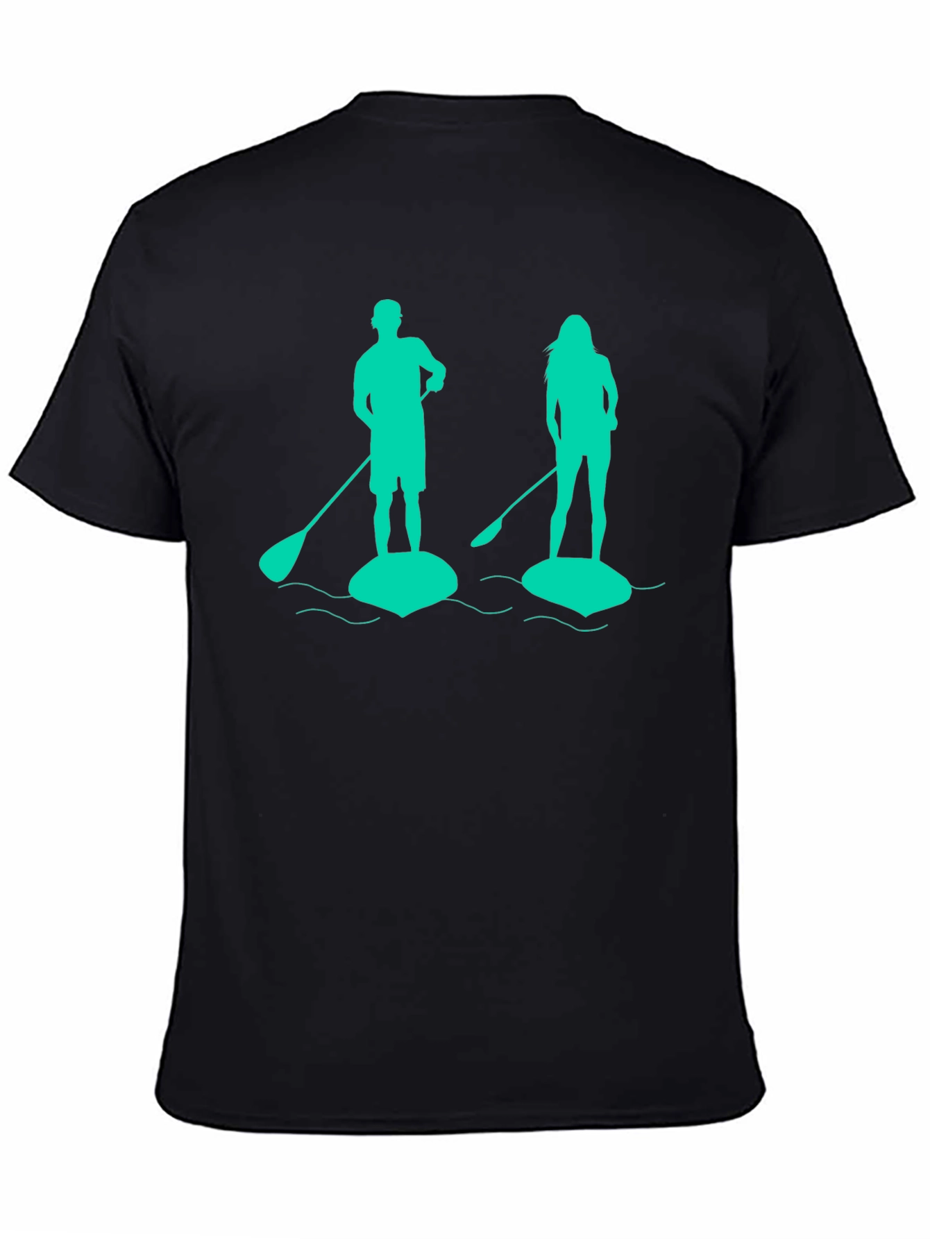 Paddle Boarding T-Shirt - Stand Up Paddle Couple Tee