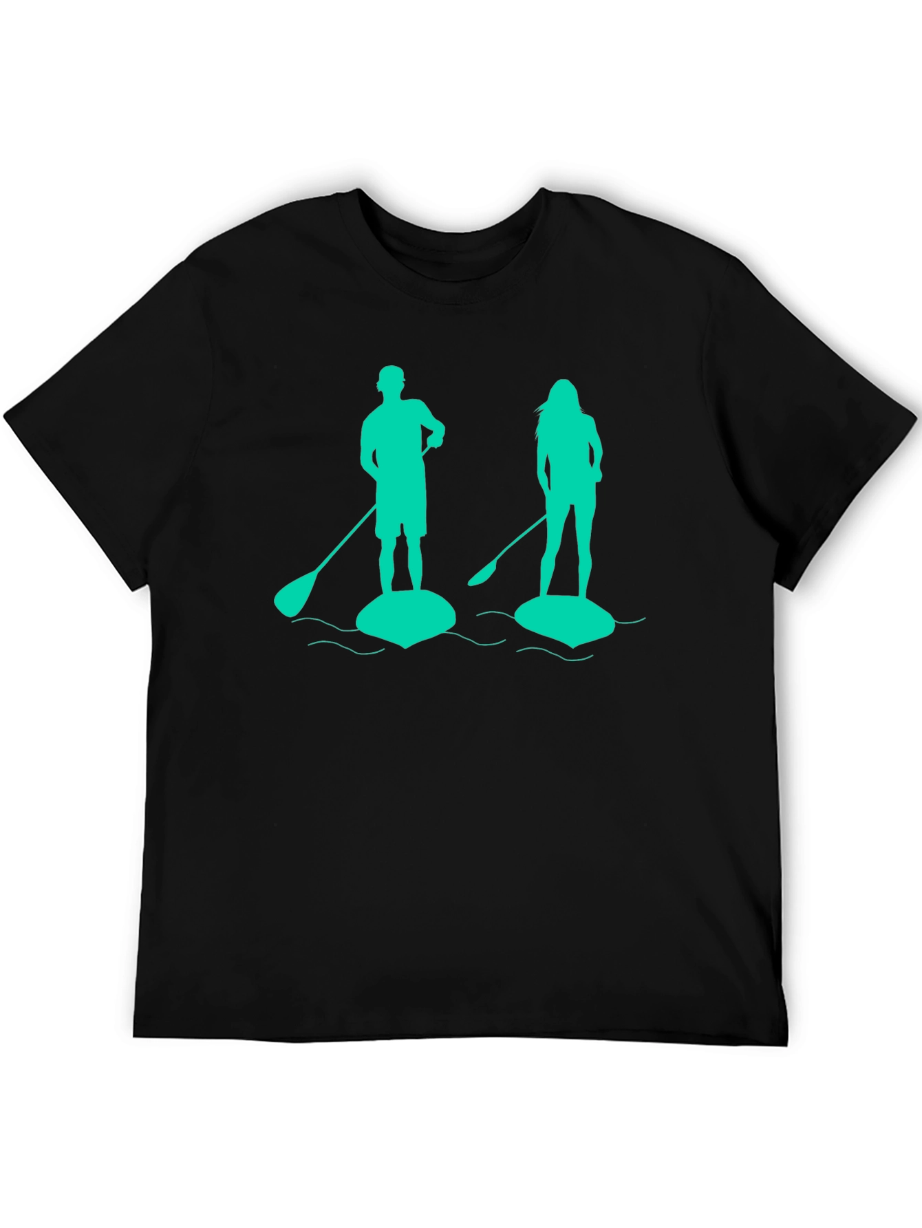 Paddle Boarding T-Shirt - Stand Up Paddle Couple Tee