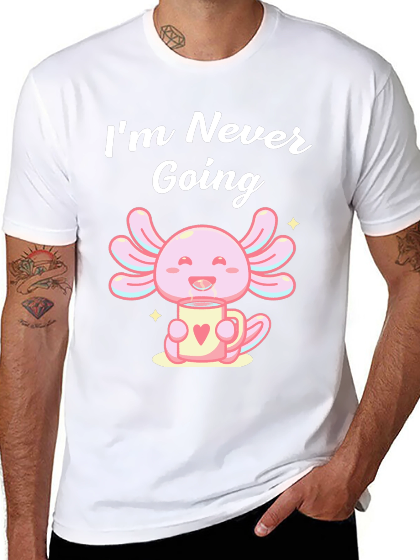 Axolotl Coffee T-Shirt - Never Going