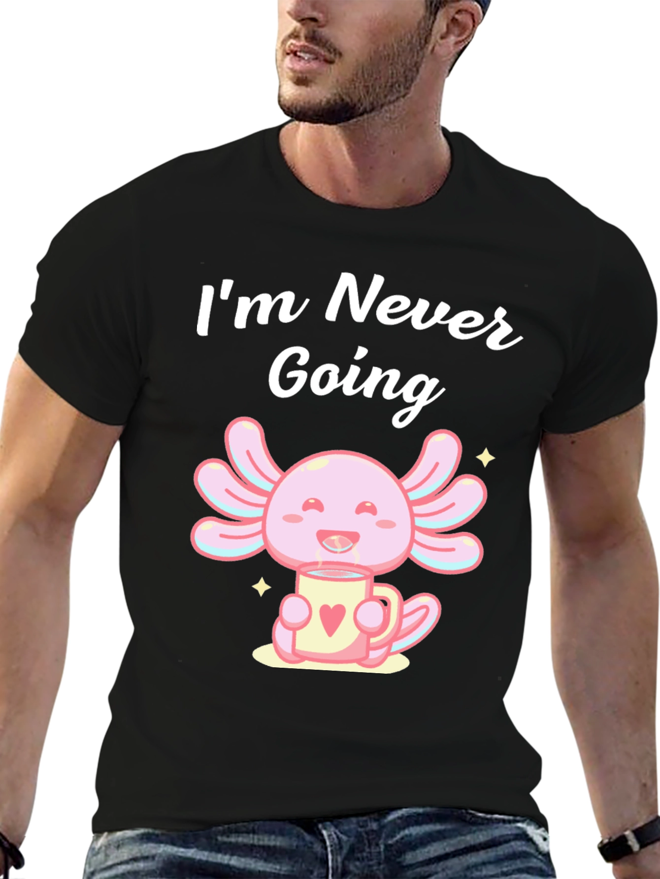 Axolotl Coffee T-Shirt - Never Going