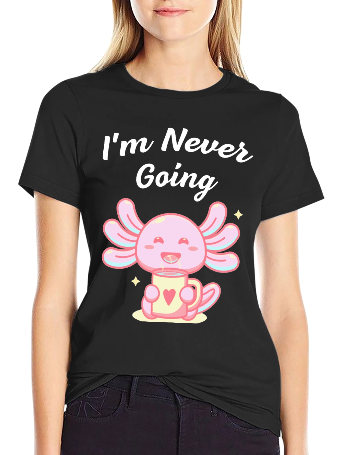 Axolotl Coffee T-Shirt - Never Going