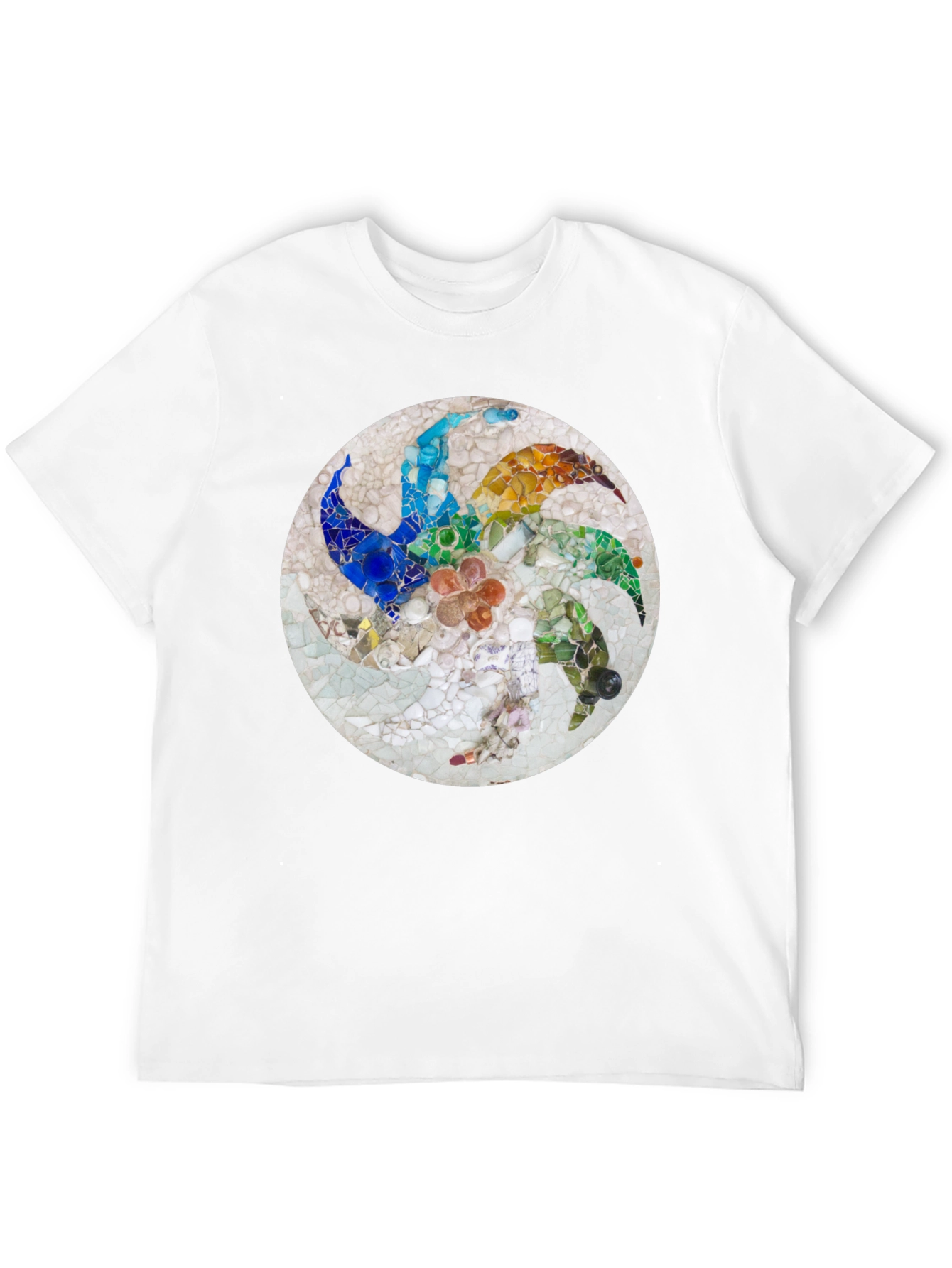 Mosaic Art Graphic T-Shirt