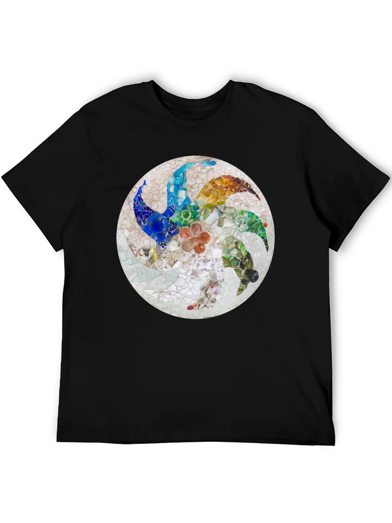 Mosaic Art Graphic T-Shirt
