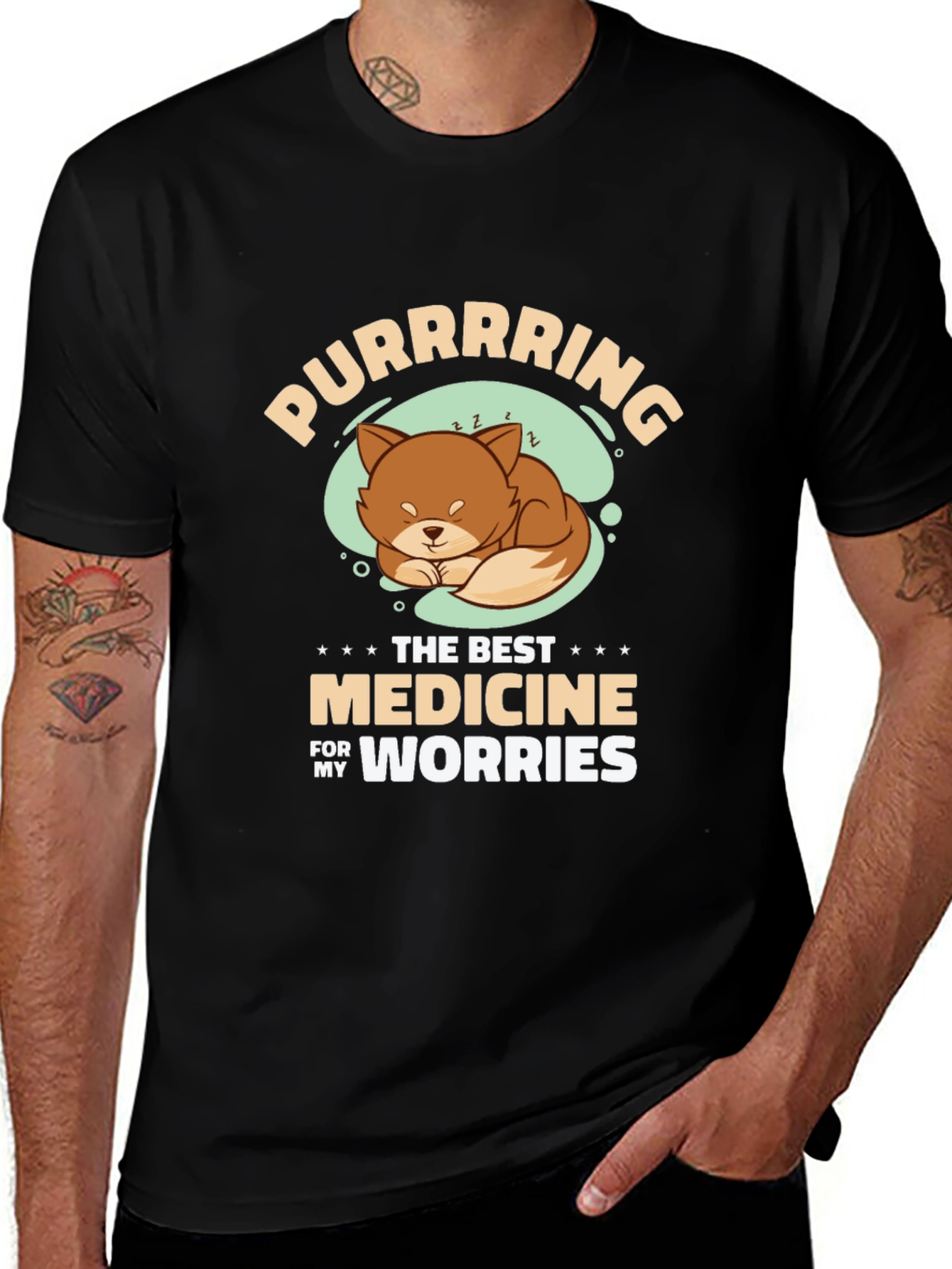 Purrrrring Medicine Cat T-Shirt