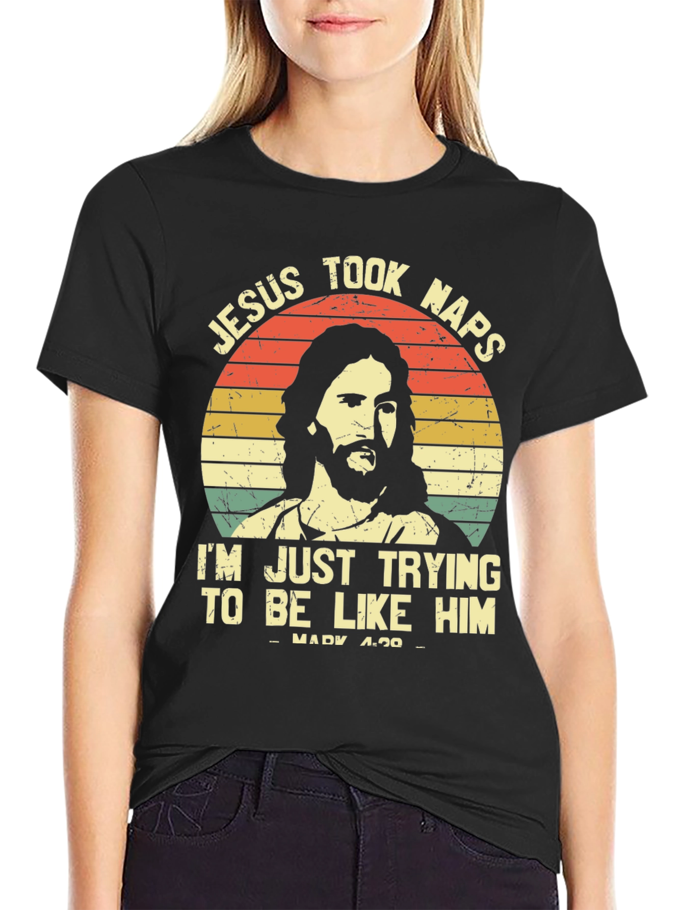 Jesus Took Naps T-Shirt - Funny Christian Tee