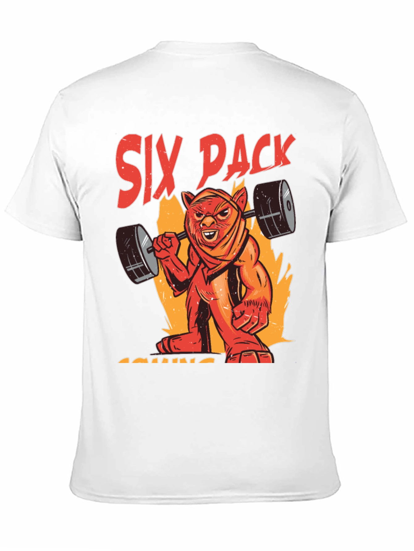 Six Pack Coming T-Shirt - Gym Beast Design