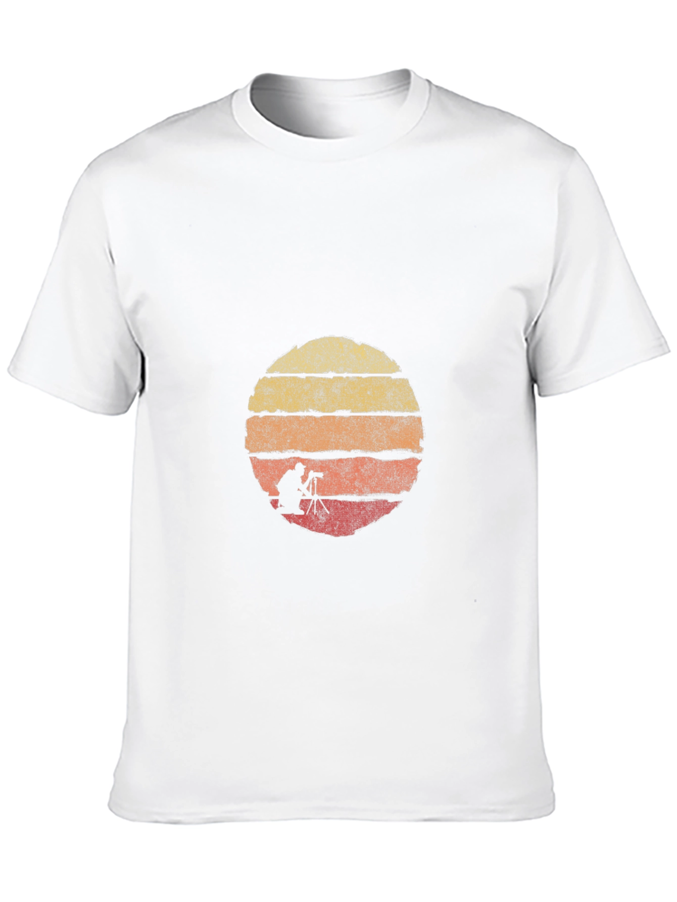 Retro Photographer Sunset Graphic Tee