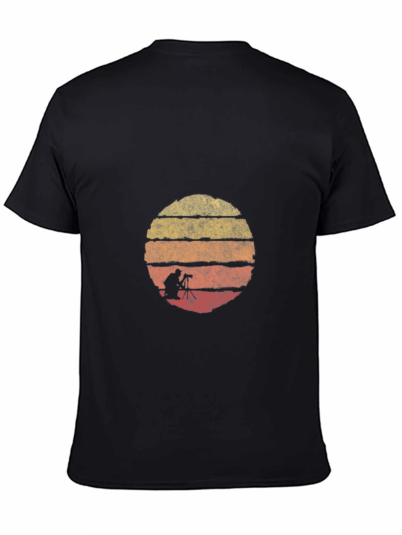 Retro Photographer Sunset Graphic Tee