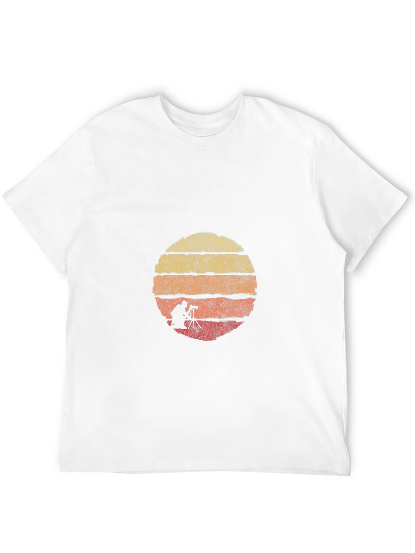 Retro Photographer Sunset Graphic Tee