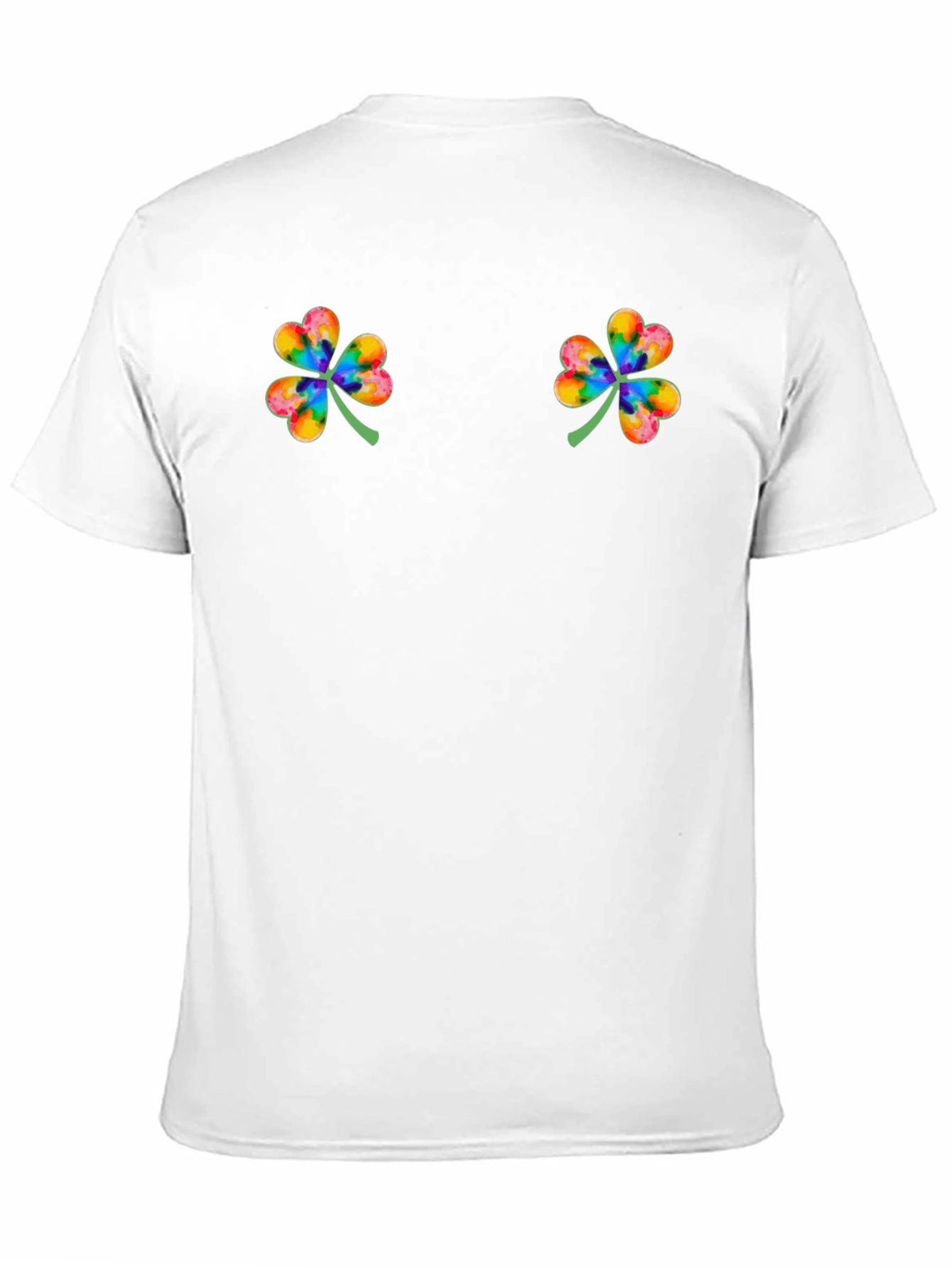 Rainbow Clover Graphic Tee - St. Patricks Day Shirt