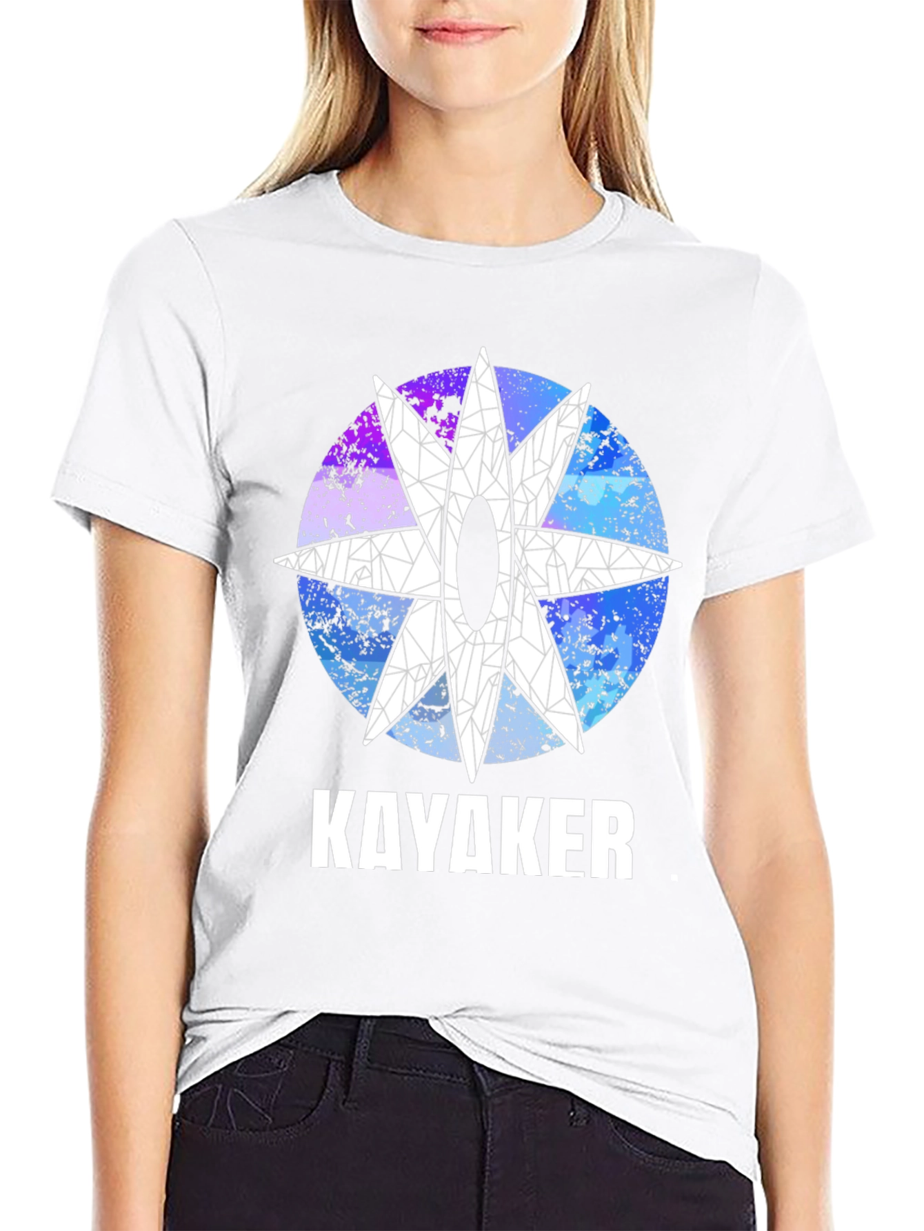 Kayaker Graphic T-Shirt - Unique Design