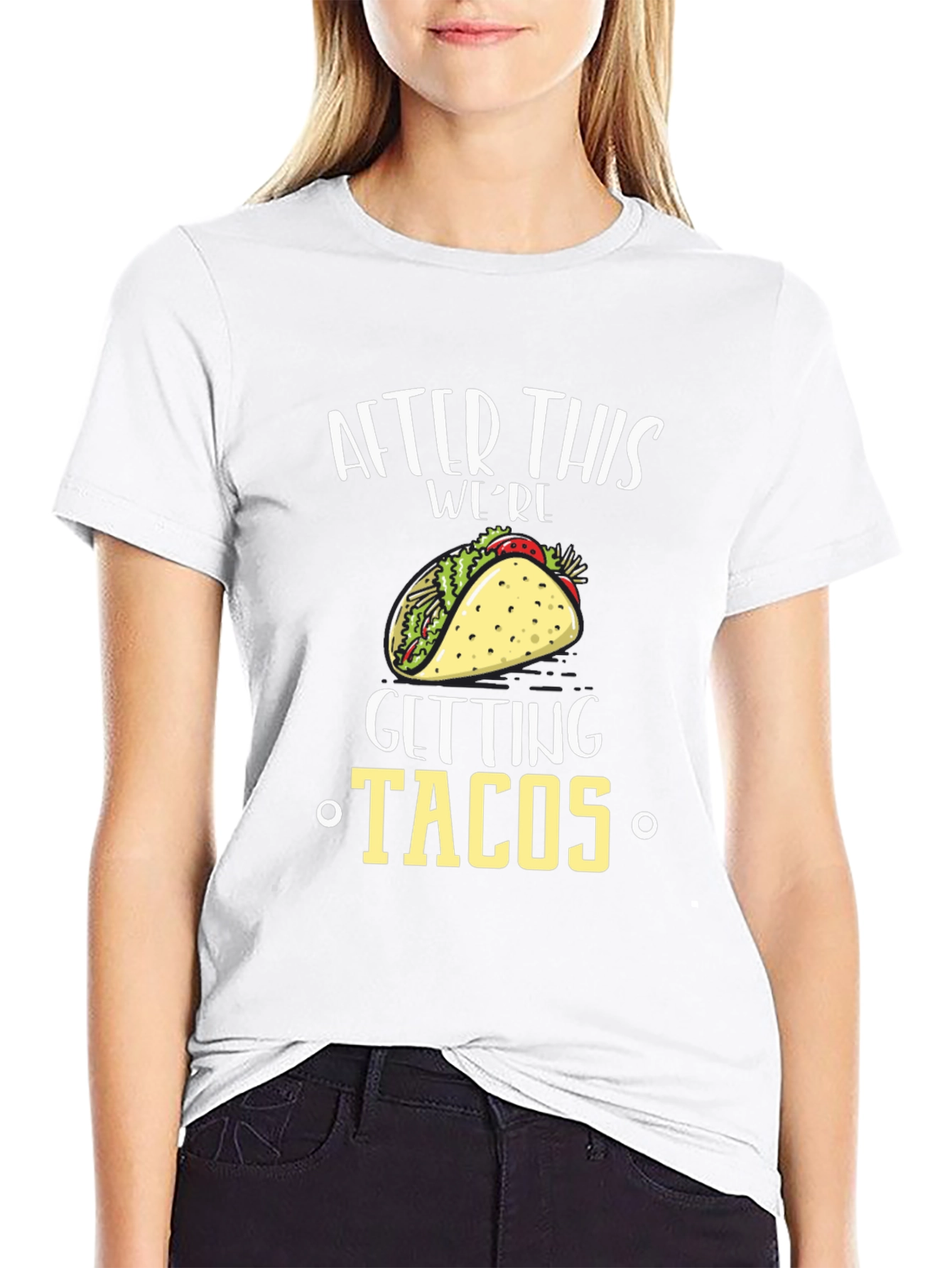 After This Were Getting Tacos Black T-Shirt