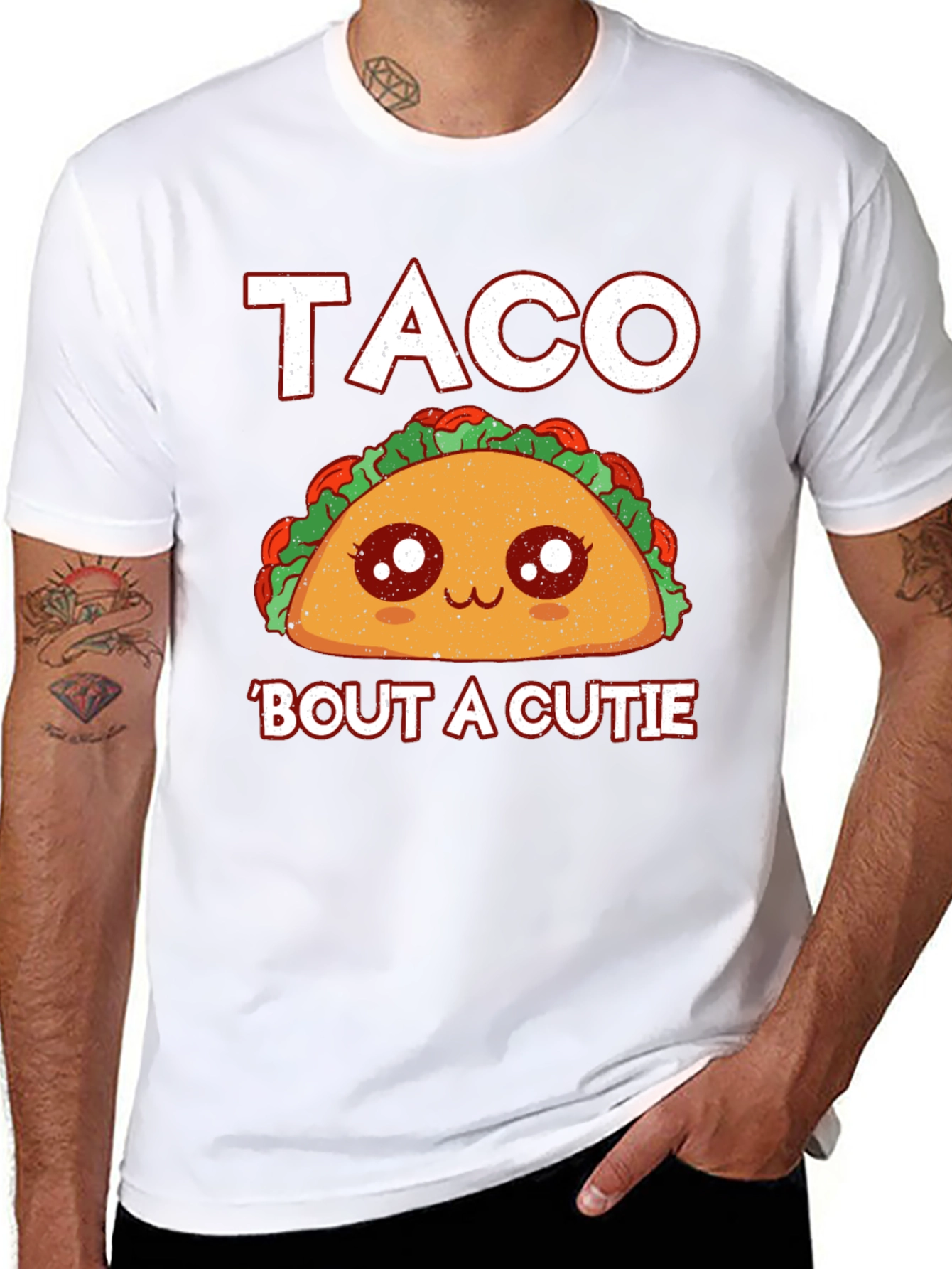 Taco Bout A Cutie Graphic Tee - Black