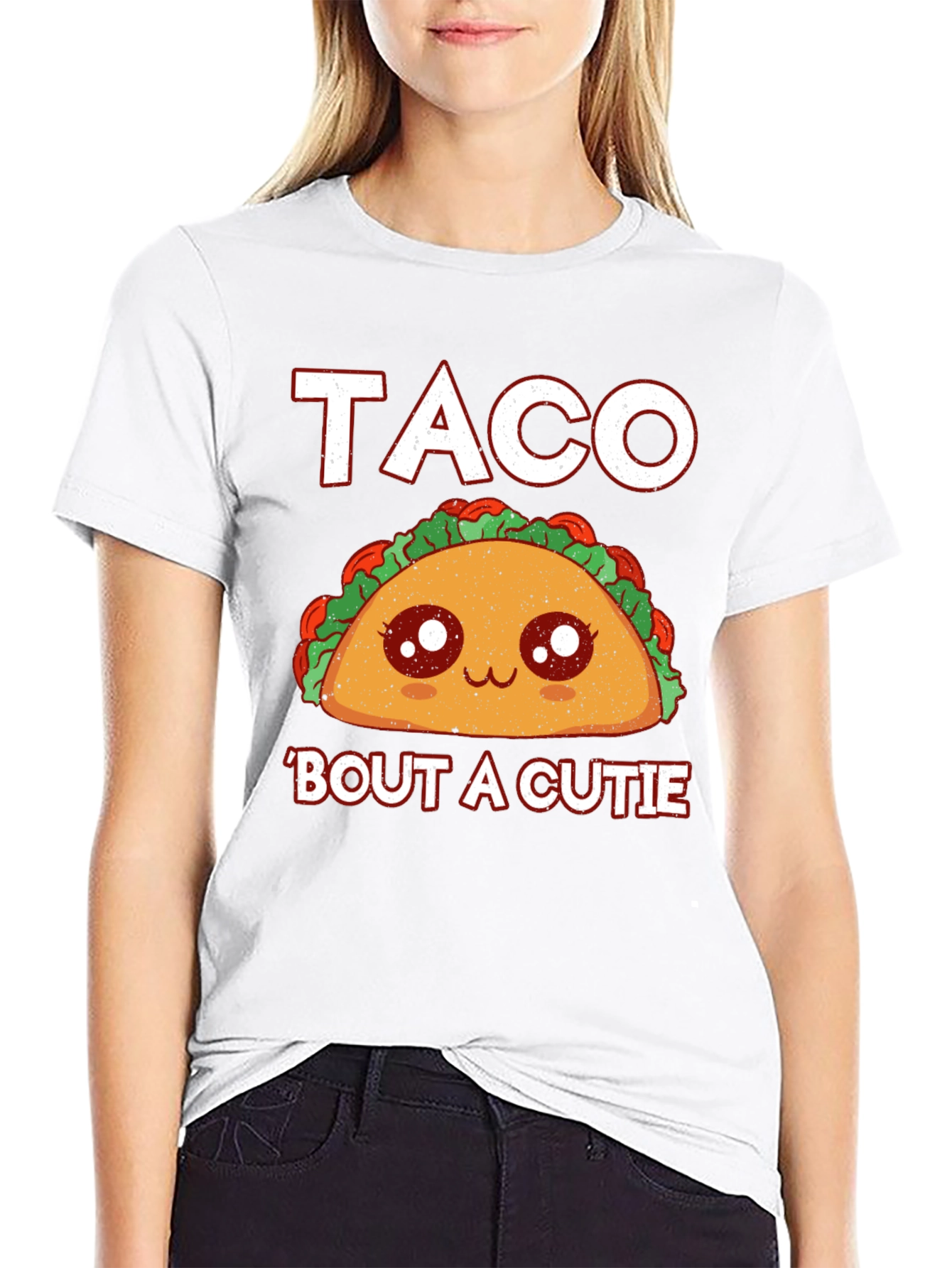 Taco Bout A Cutie Graphic Tee - Black