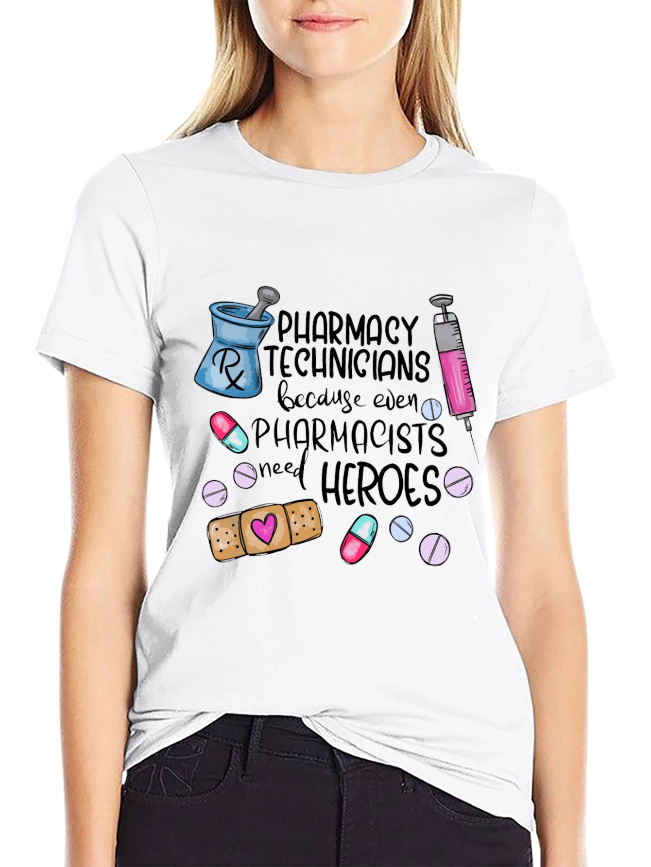 Pharmacy Technicians Need Heroes T-Shirt