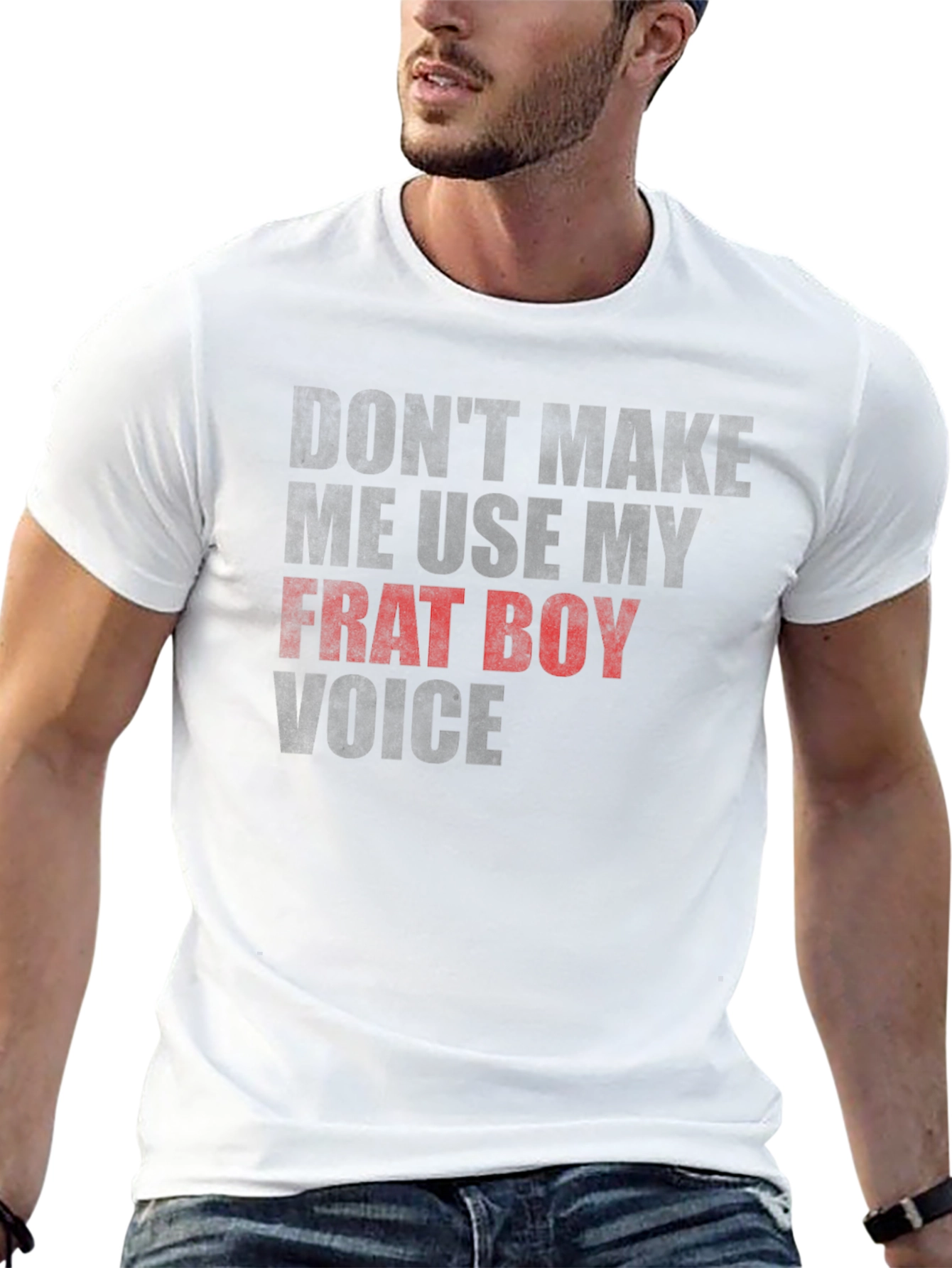 Frat Boy Voice Graphic T-Shirt