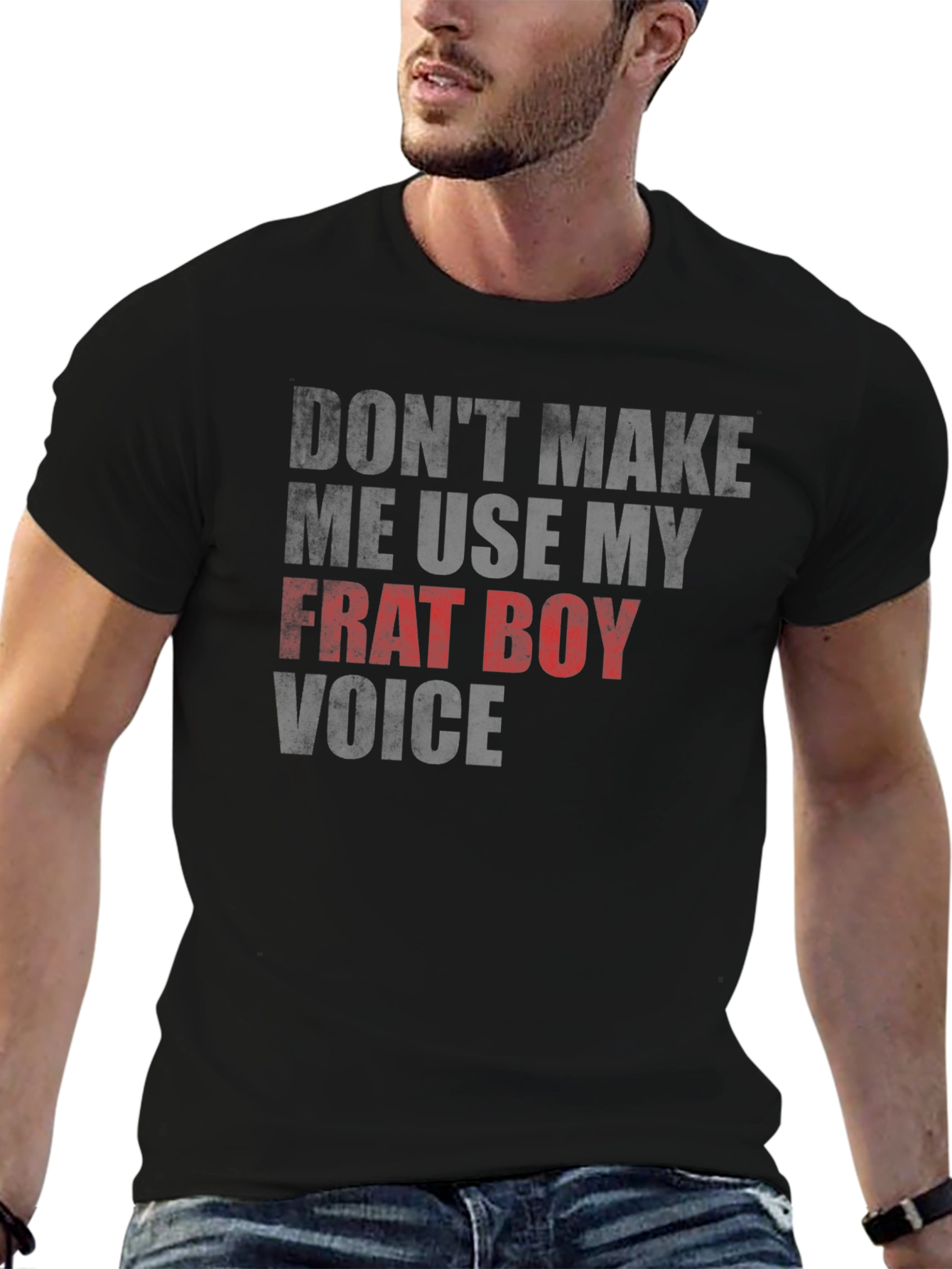 Frat Boy Voice Graphic T-Shirt