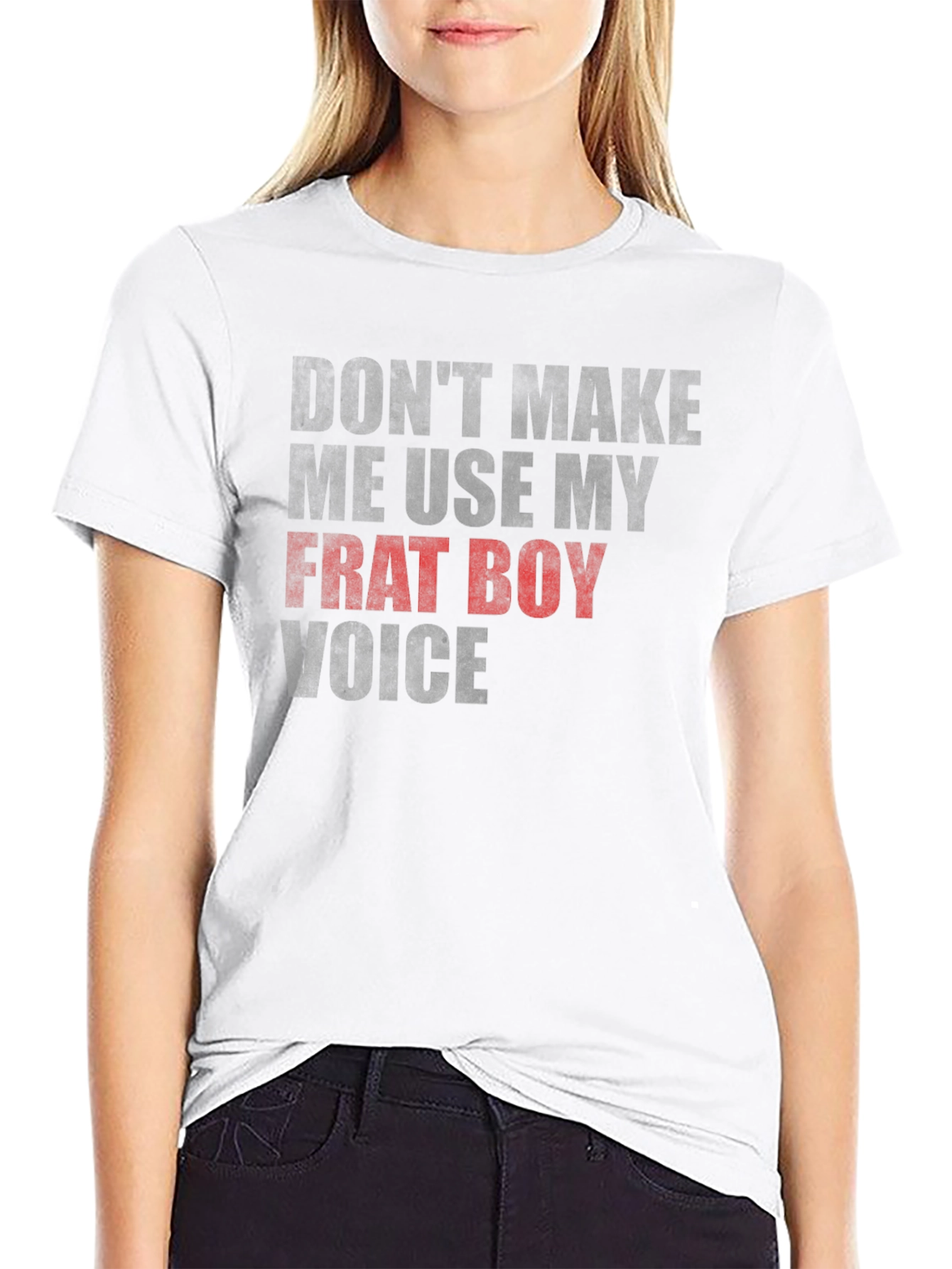 Frat Boy Voice Graphic T-Shirt