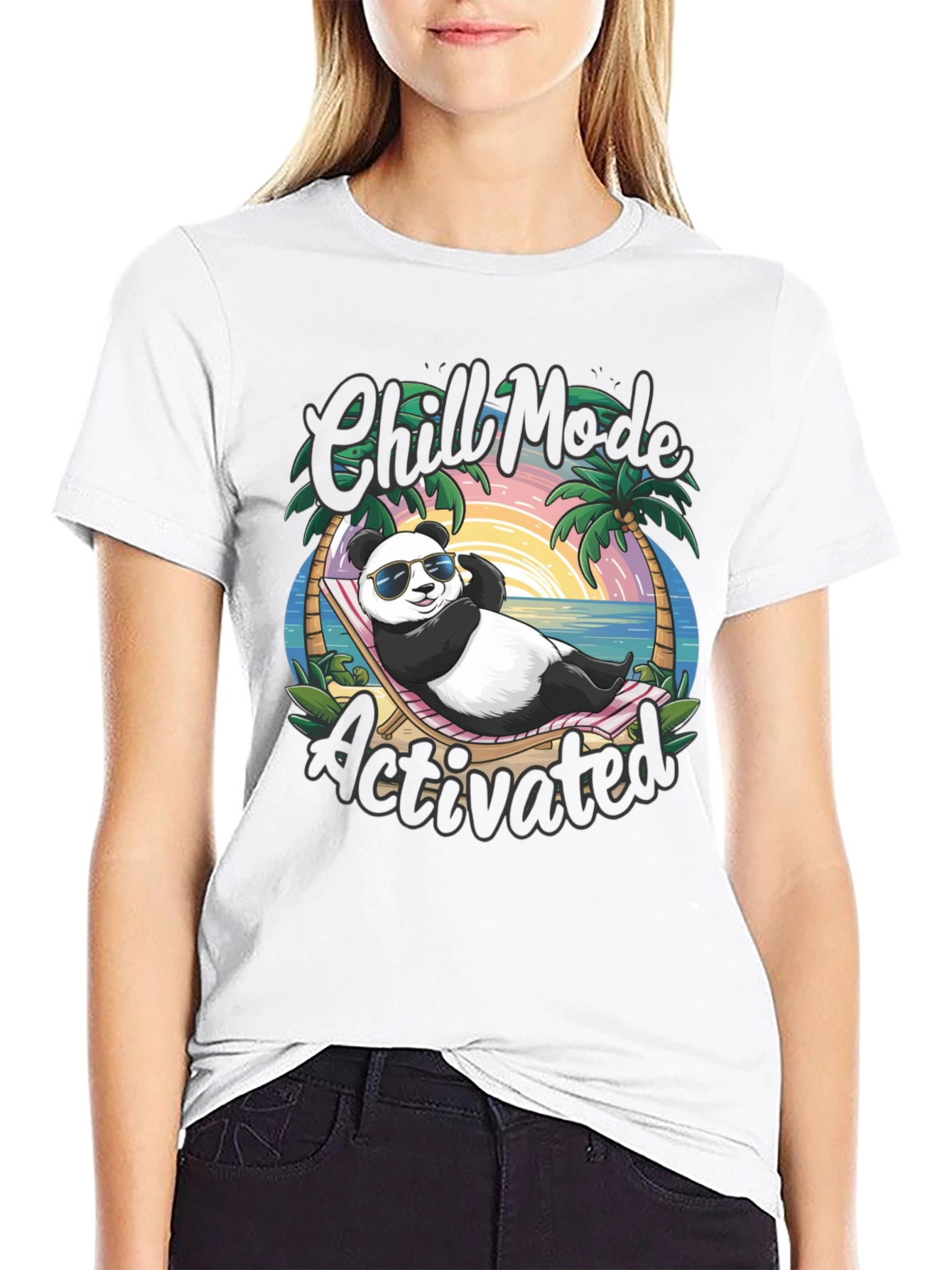 Chill Mode Panda T-Shirt