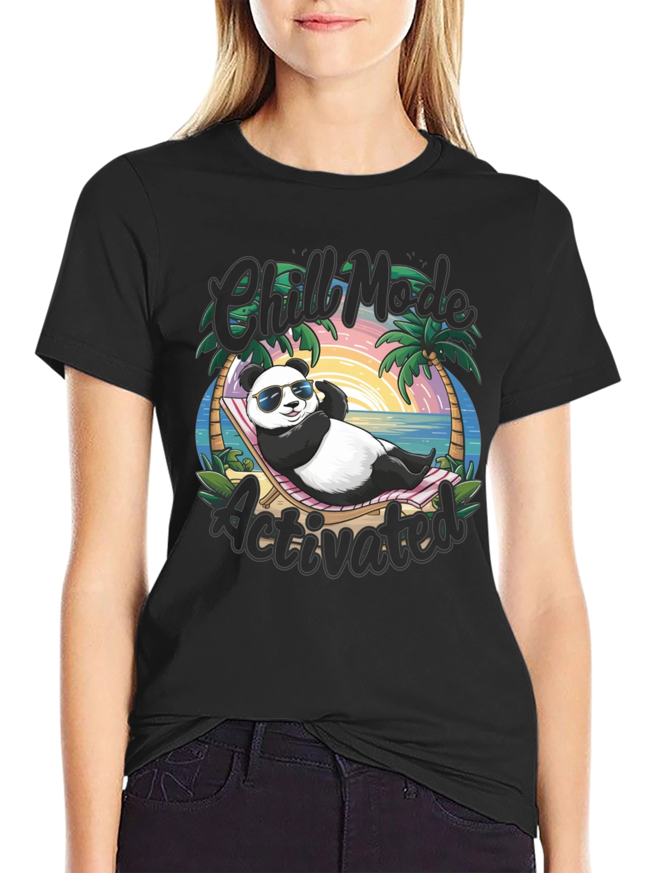 Chill Mode Panda T-Shirt