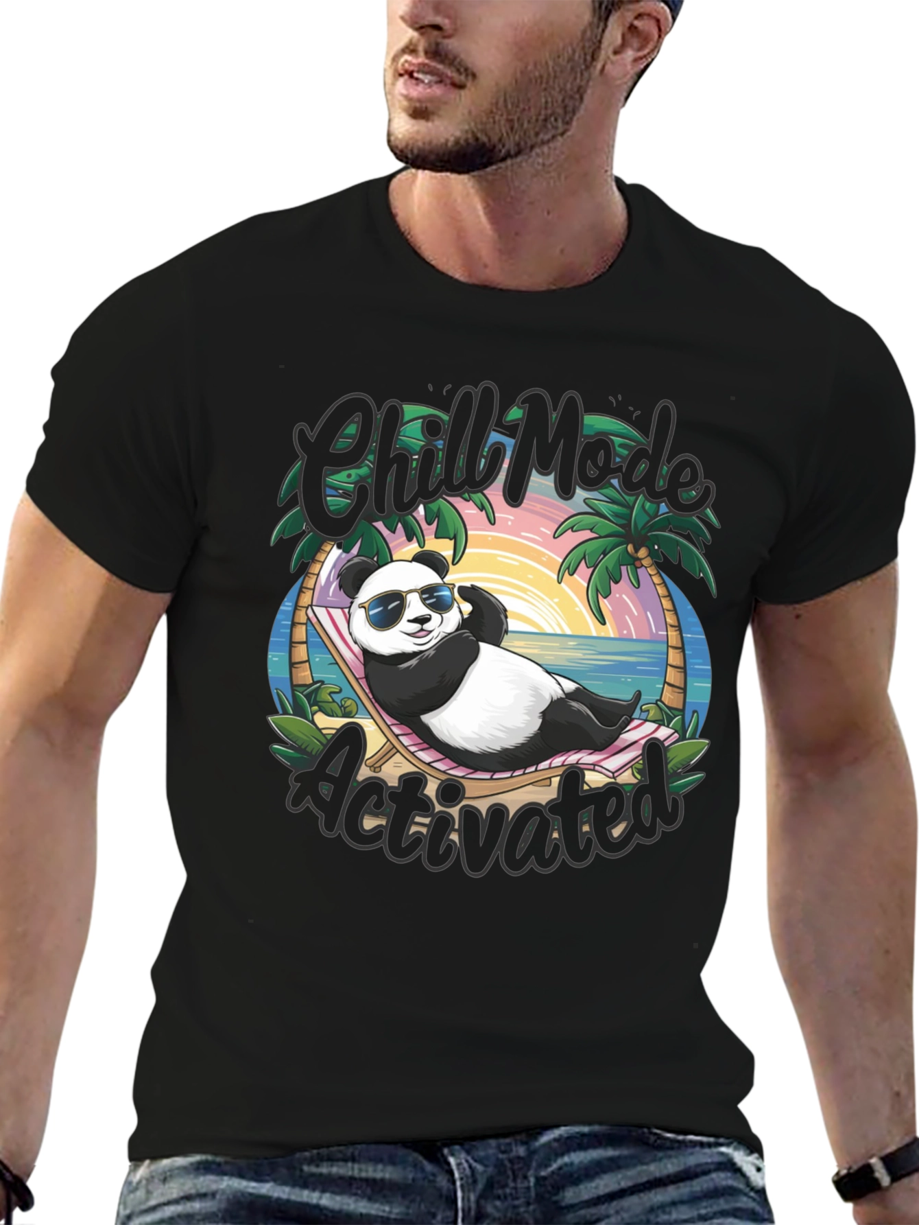 Chill Mode Panda T-Shirt