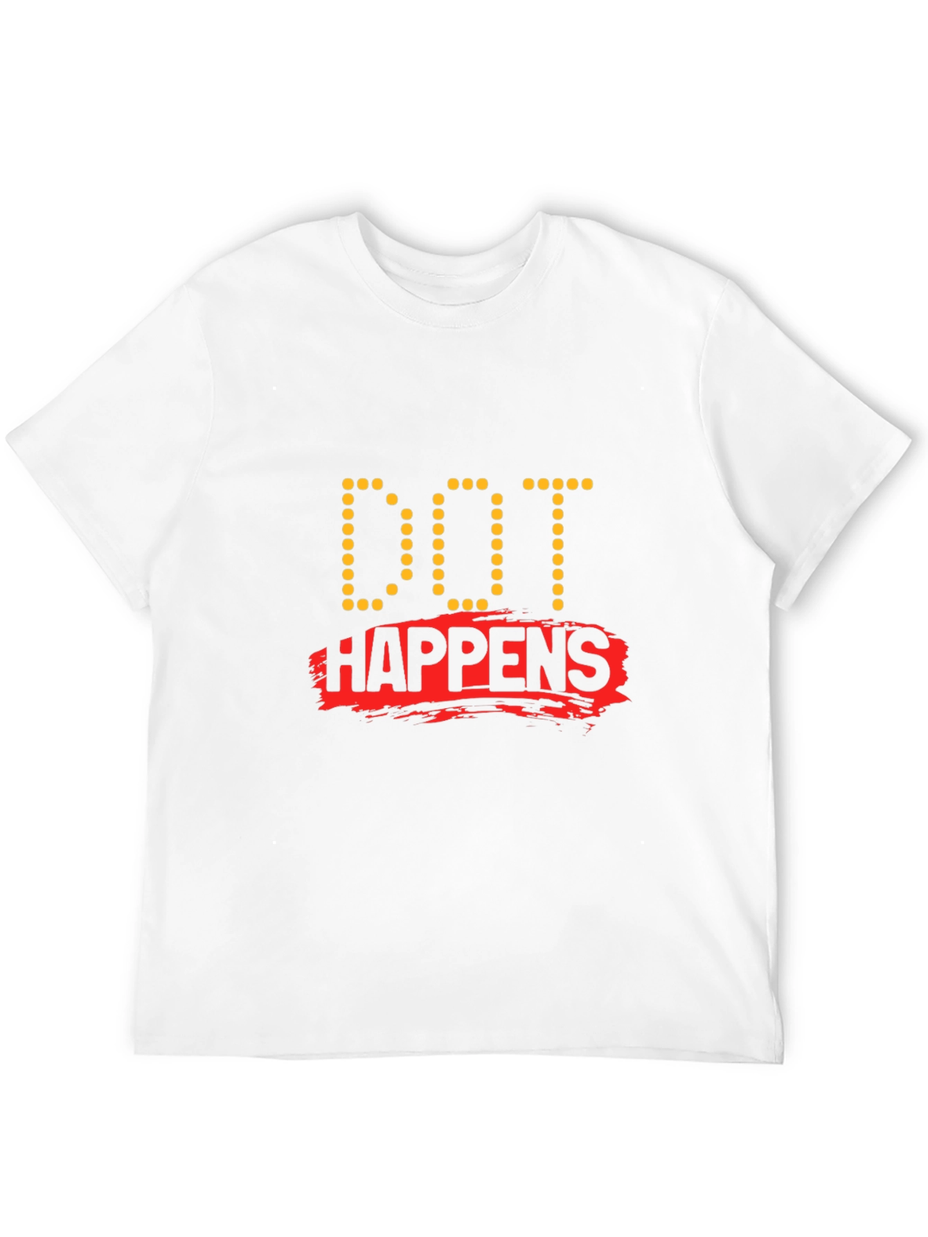Dot Happens Black T-Shirt