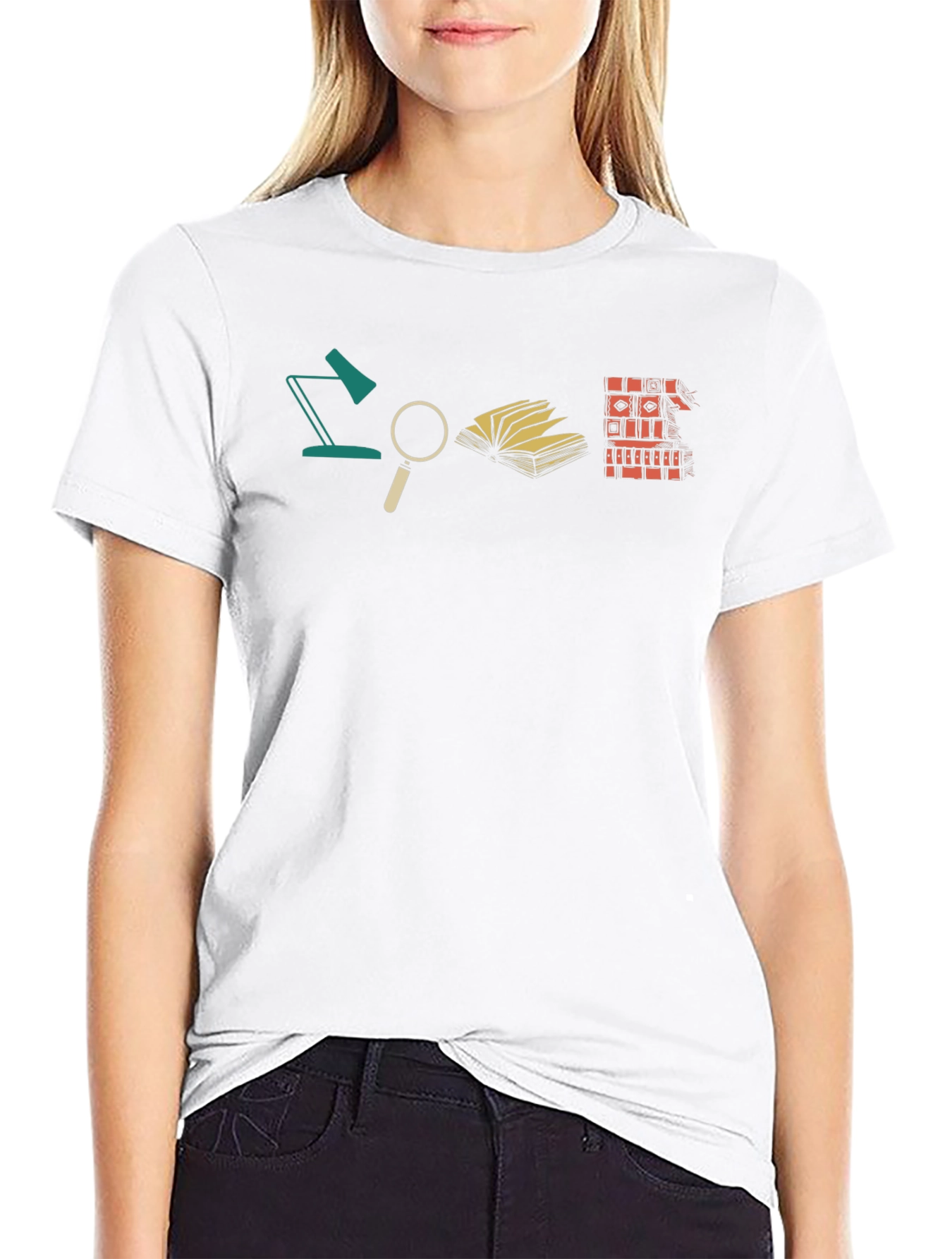 Bookworm Graphic Tee - Study Time T-Shirt