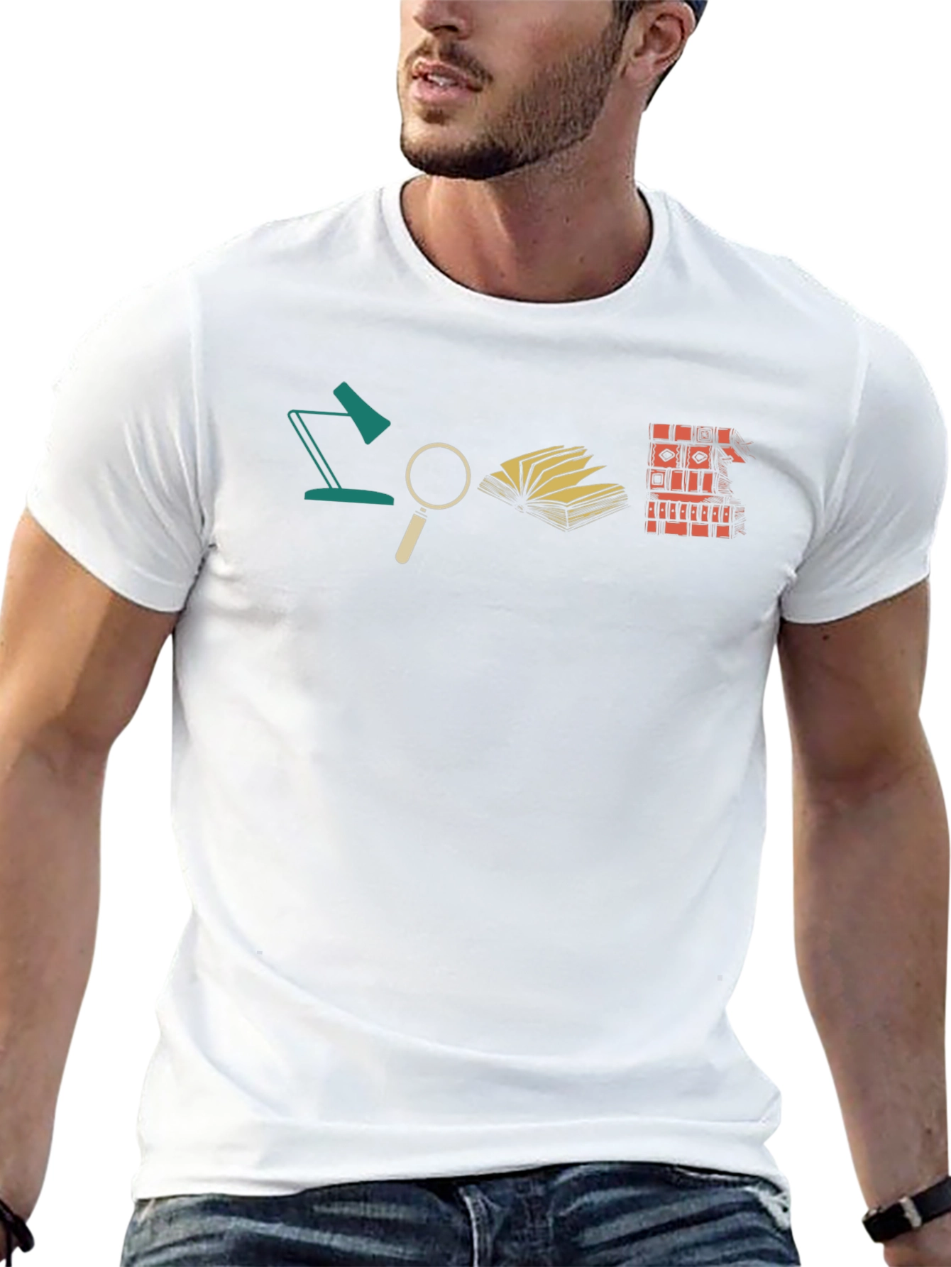 Bookworm Graphic Tee - Study Time T-Shirt
