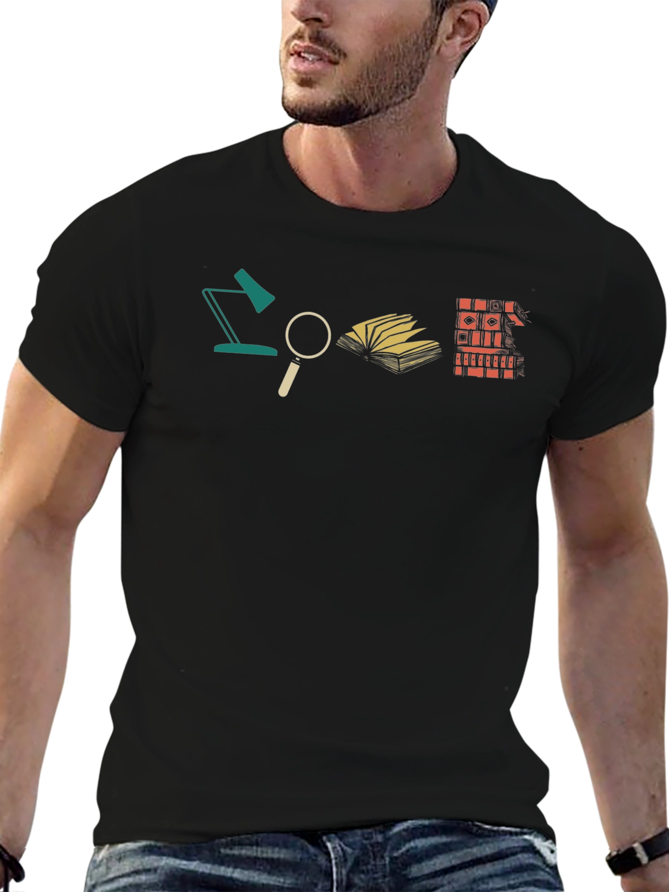 Bookworm Graphic Tee - Study Time T-Shirt