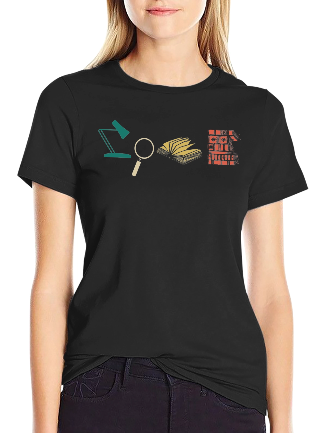 Bookworm Graphic Tee - Study Time T-Shirt