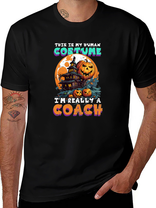 Halloween Coach Costume Graphic Tee