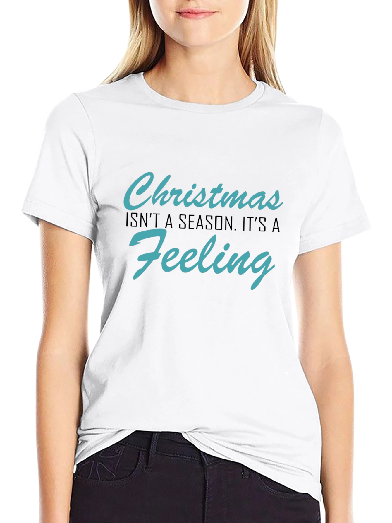 Christmas Feeling Graphic Tee - Holiday Spirit T-Shirt