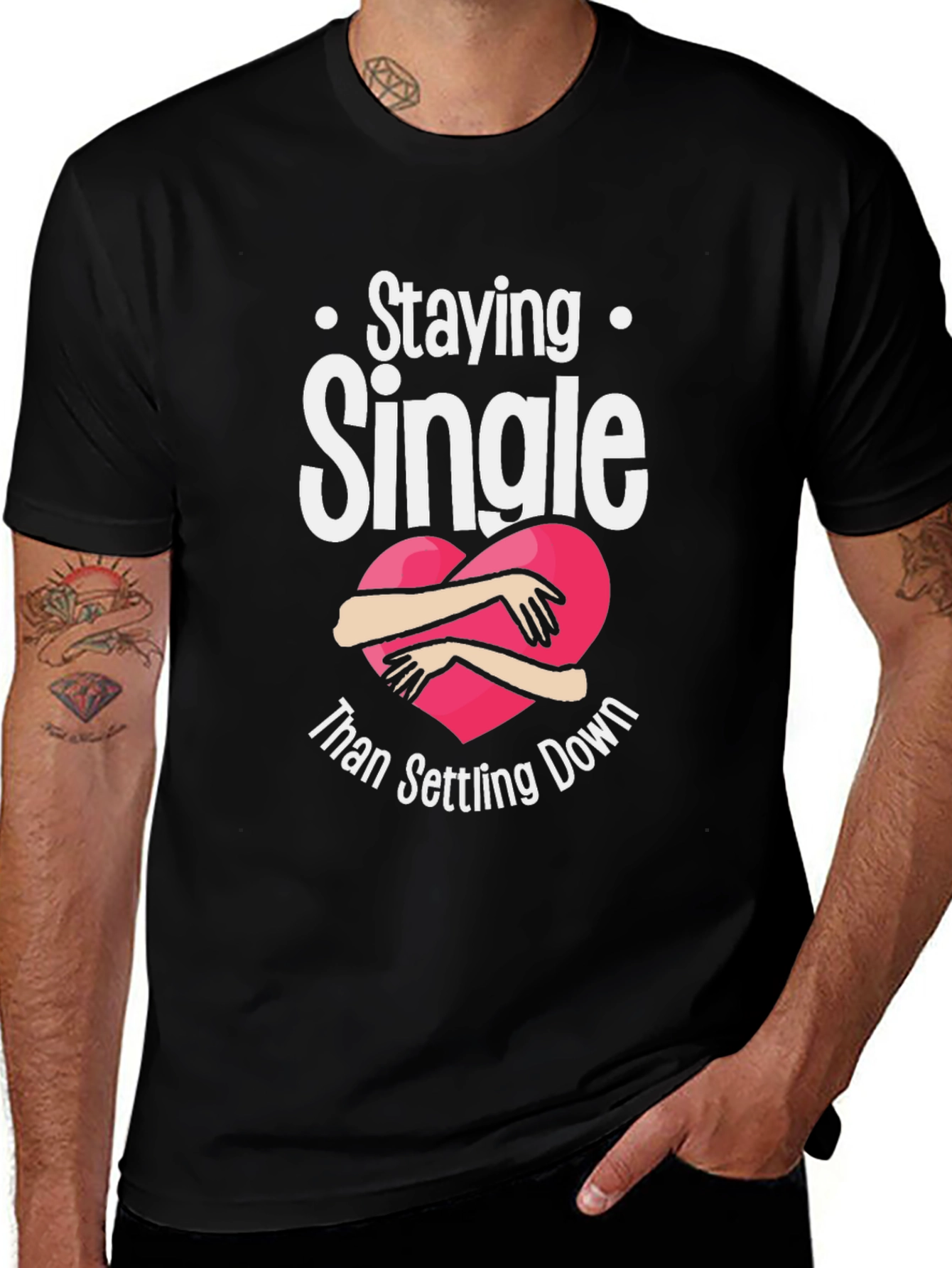 Staying Single Graphic T-Shirt
