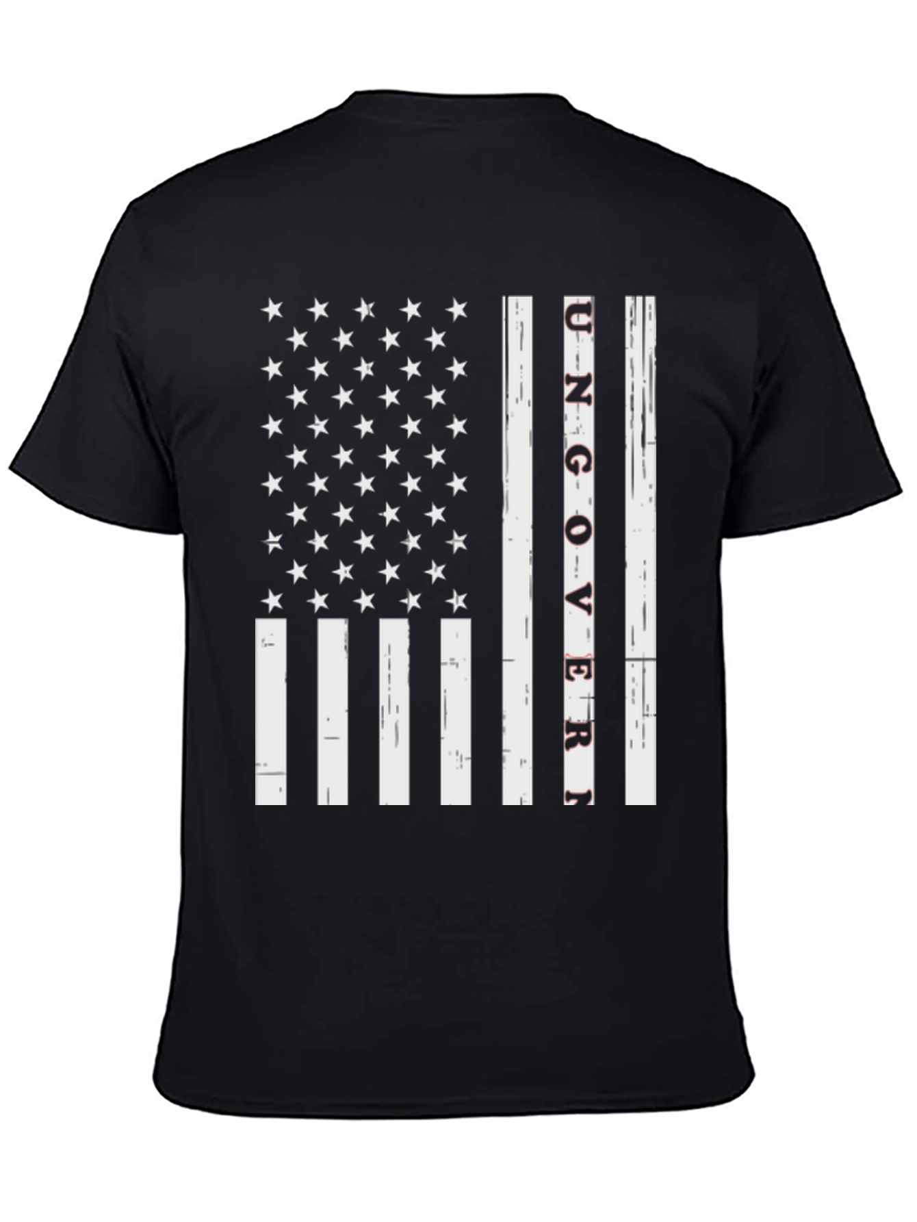 Ungovern Patriotic USA Flag Graphic Tee