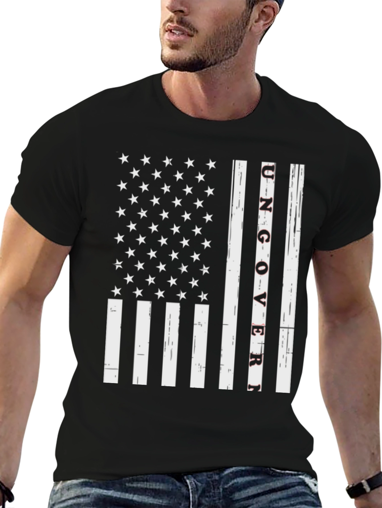 Ungovern Patriotic USA Flag Graphic Tee