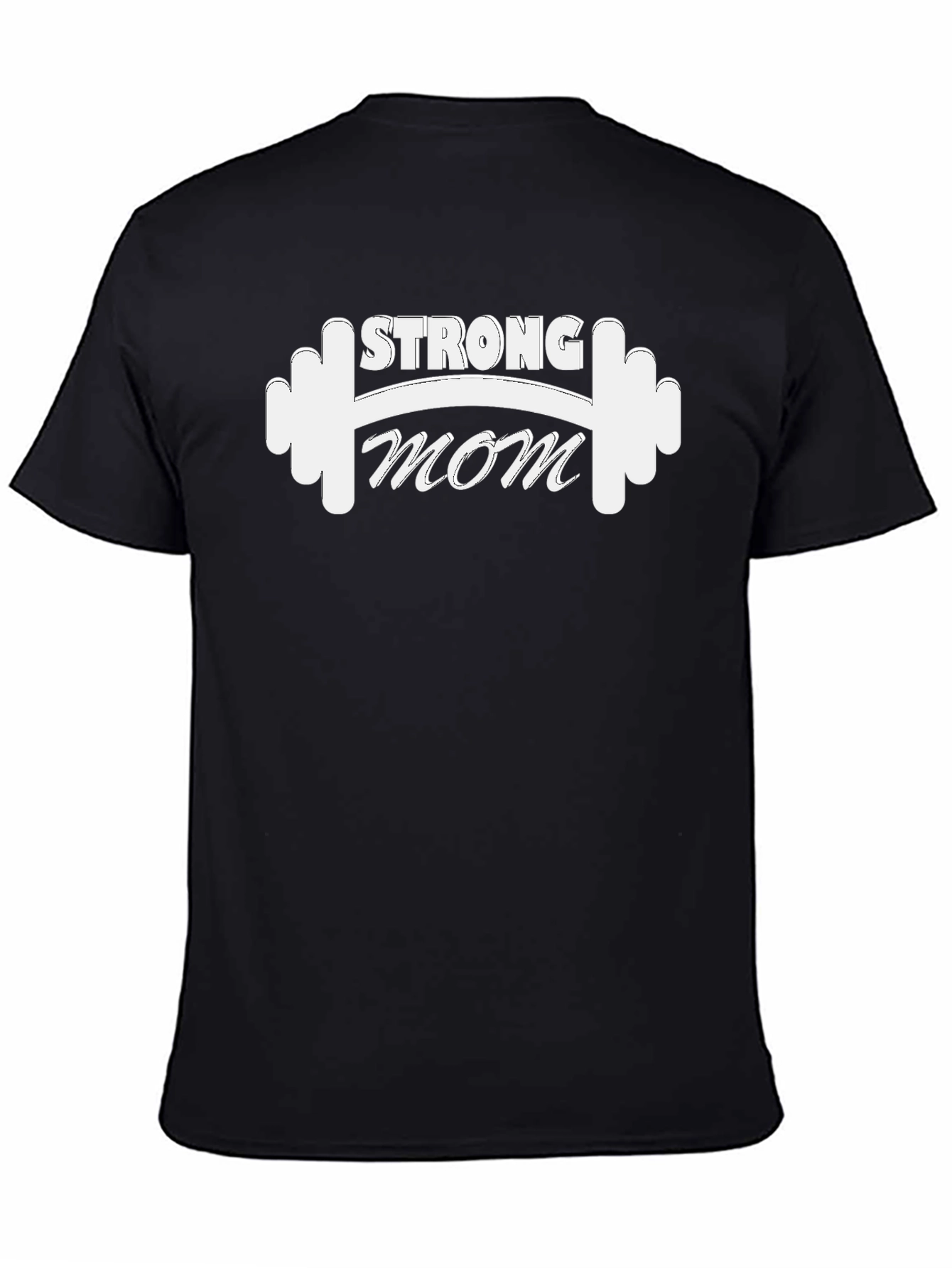 Strong Mom T-Shirt - Fitness Workout Graphic Tee