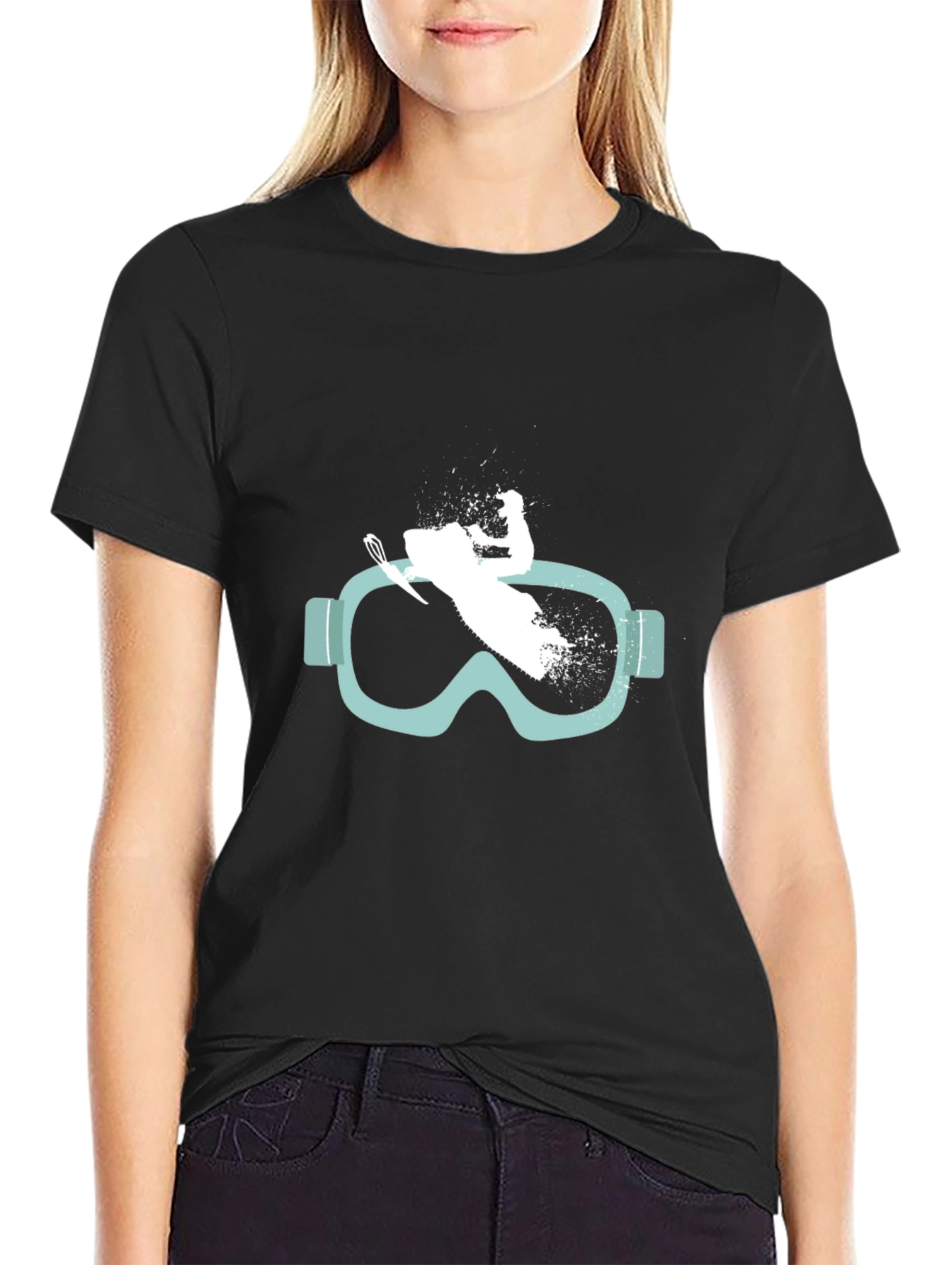Ski Goggles T-Shirt - Stylish Winter Sports Tee