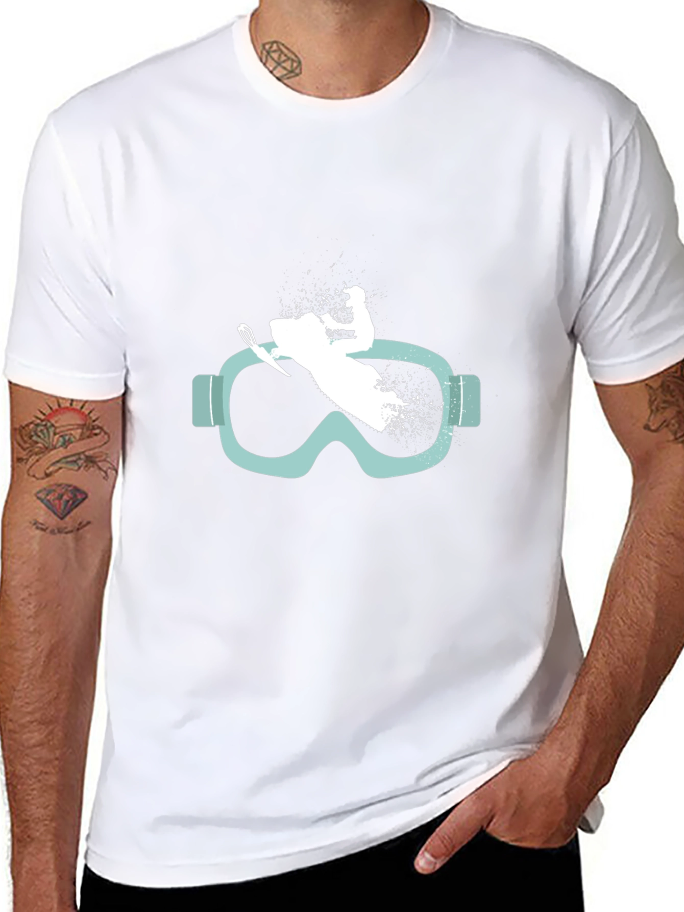 Ski Goggles T-Shirt - Stylish Winter Sports Tee
